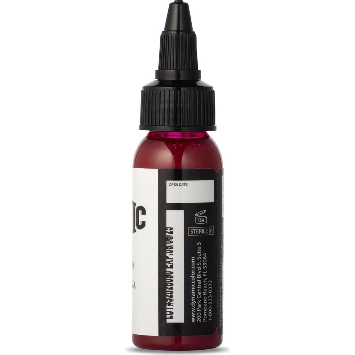 Tinta para Tatuajes Dynamic Color Co Rojo Vino 30ml Vegana