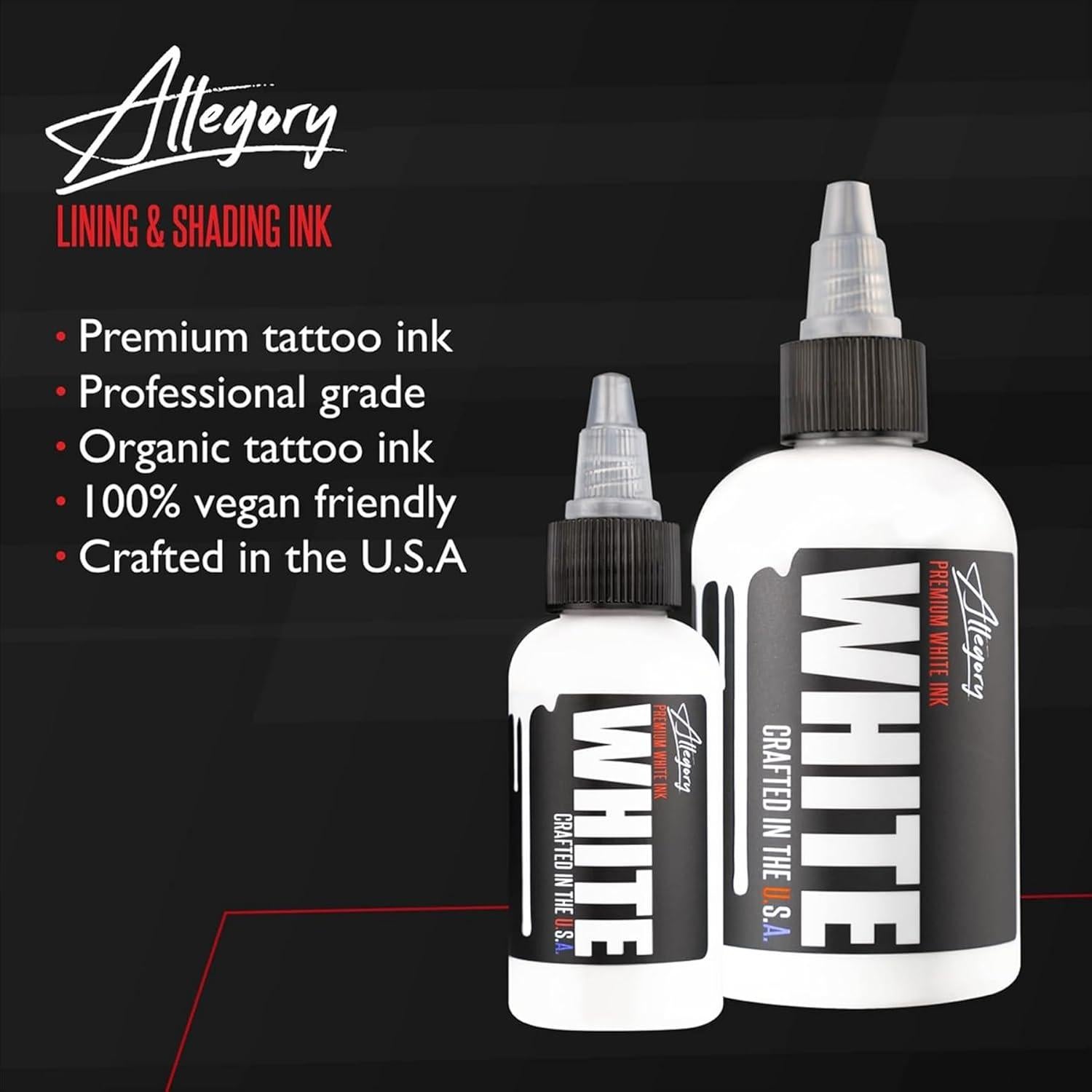 Tinta para Tatuajes Blanca Premium Allegory 113.4 g Vegana