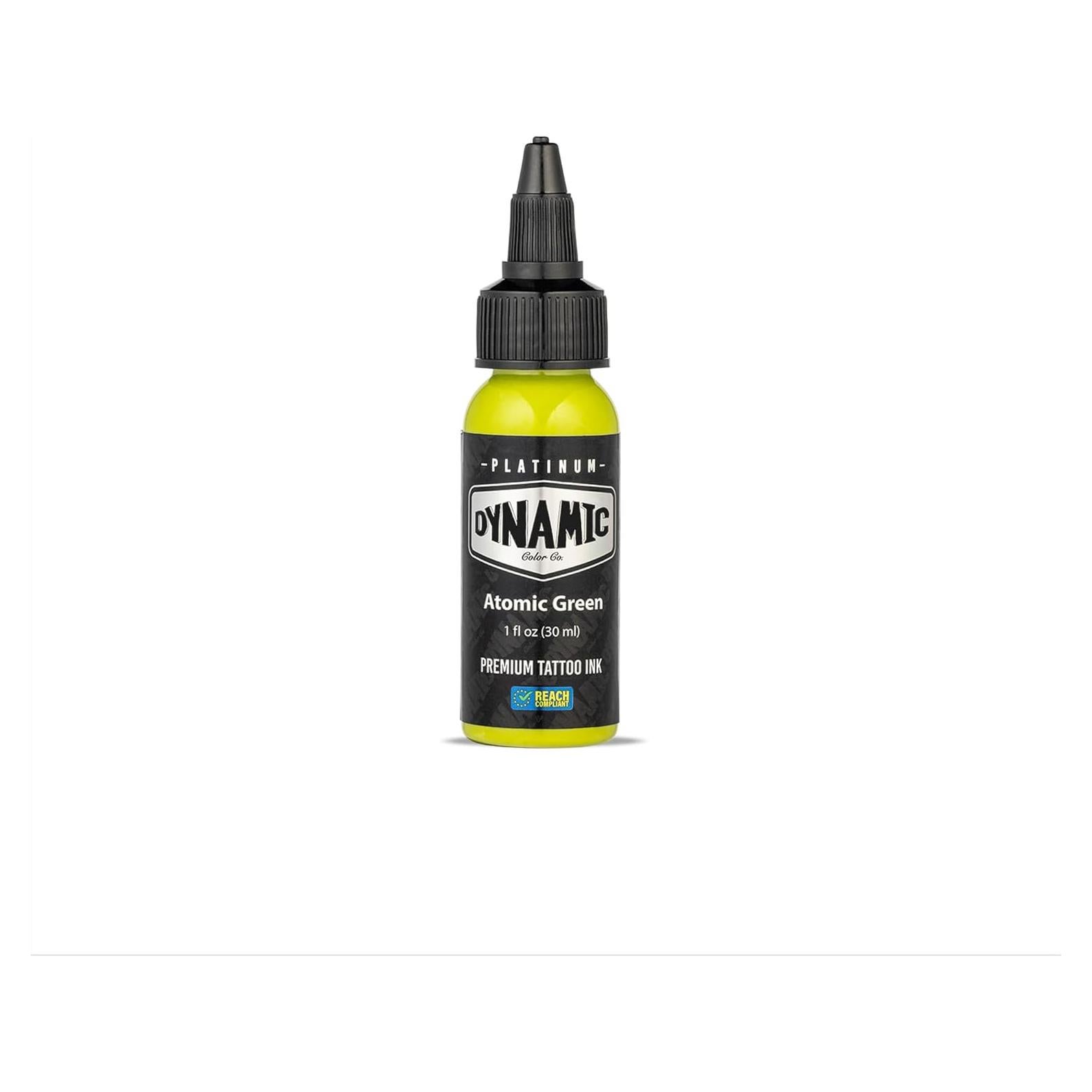 Tinta de Tatuaje Dynamic Color Co Platinum 30 ml Verde Atomic