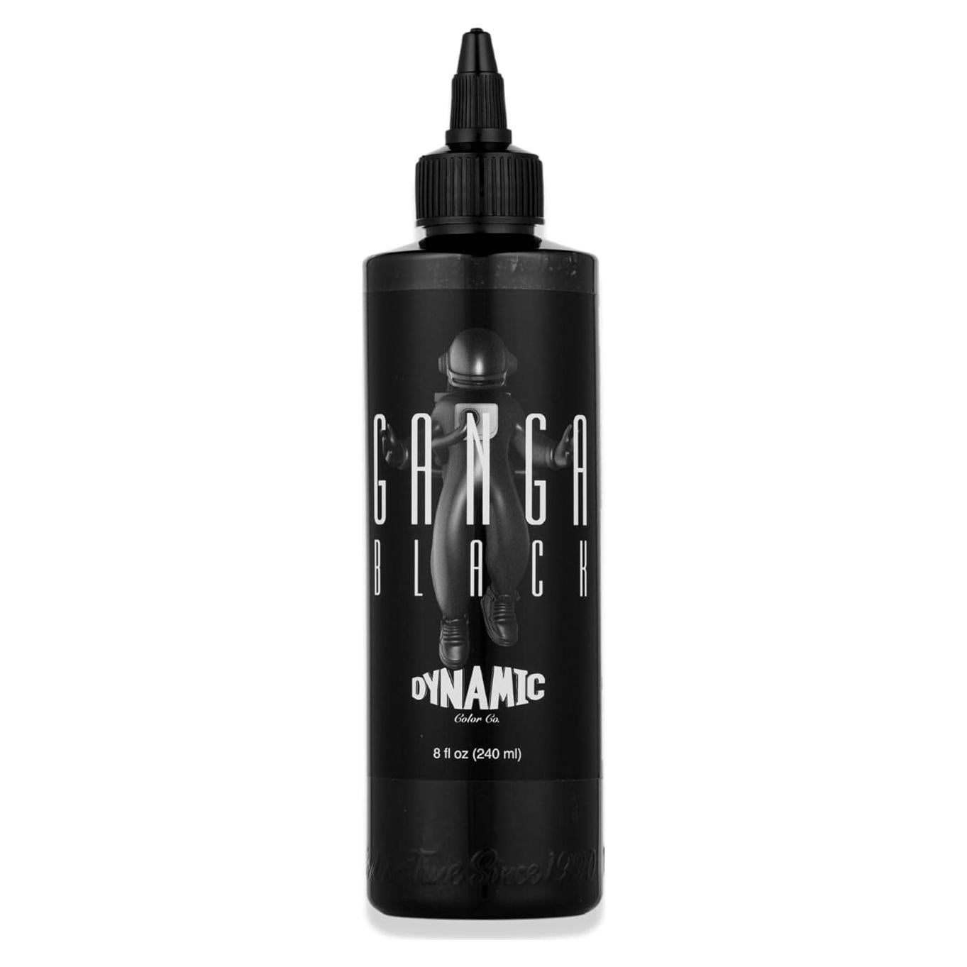Tinta para Tatuajes Ganga Black Dynamic Color 240ml REACH