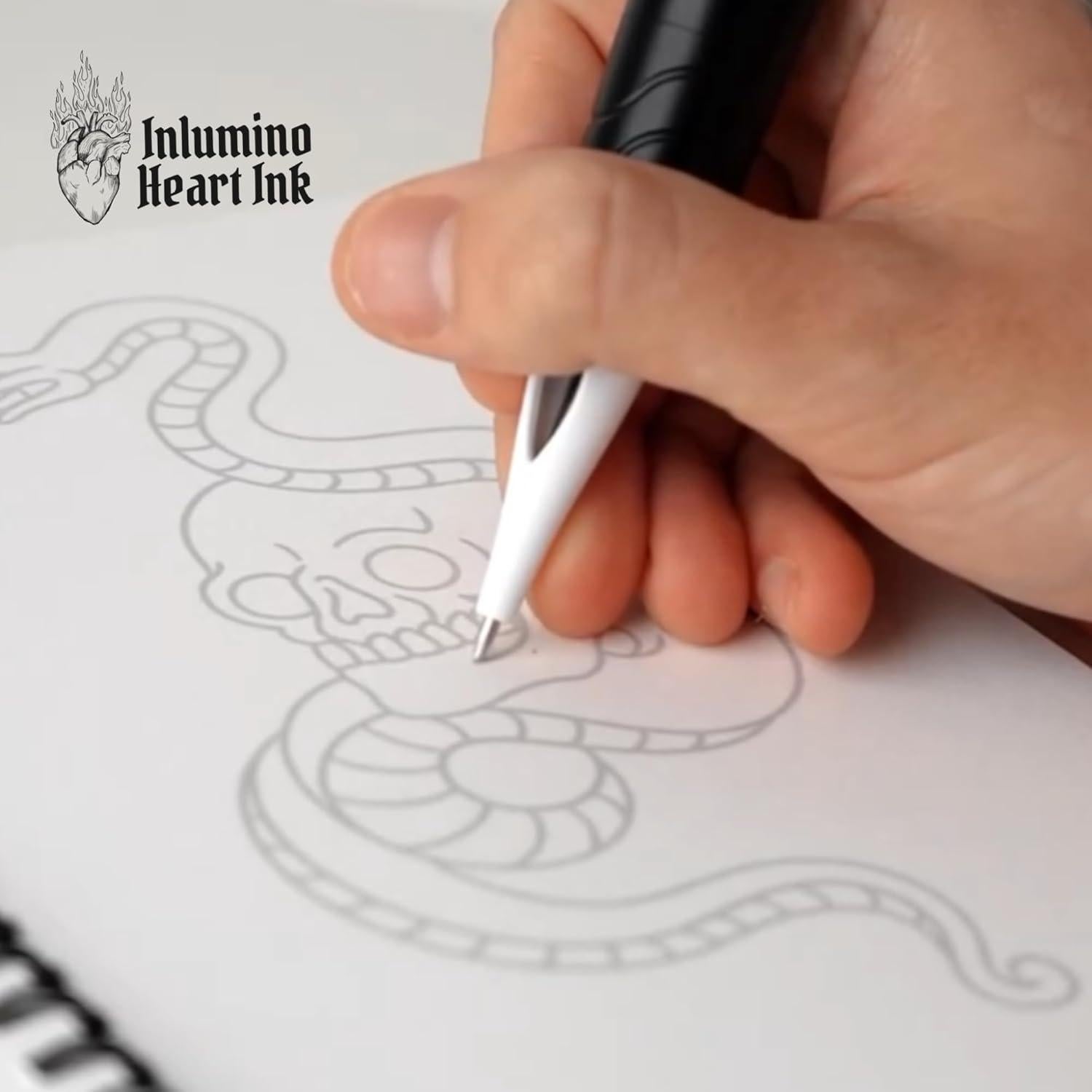 Libro para Colorear Inlumino Heart Ink - 40 Hojas 240 GSM