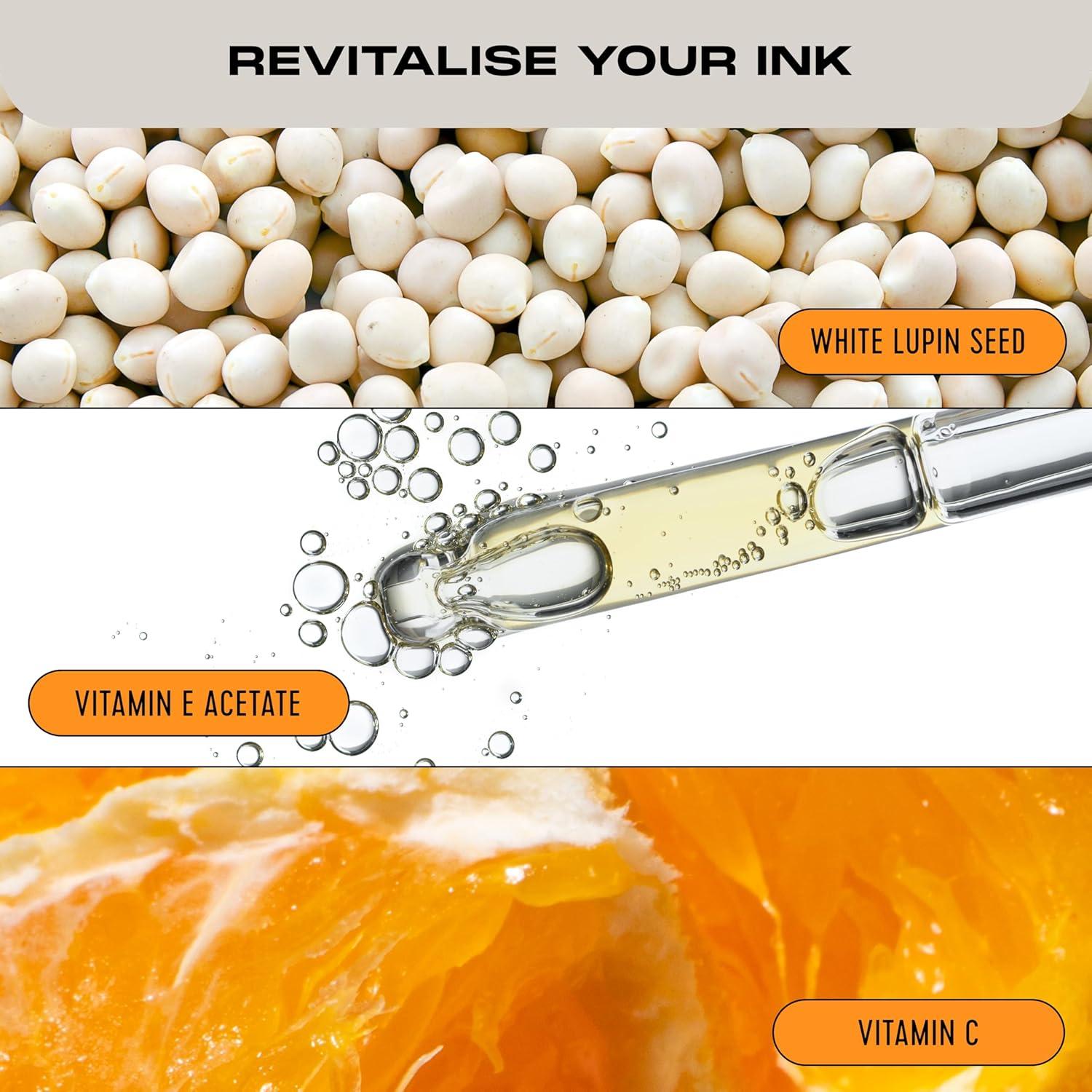 Aceite Corporal Iluminador Stories & Ink 100 mL - Brillo Tatuajes