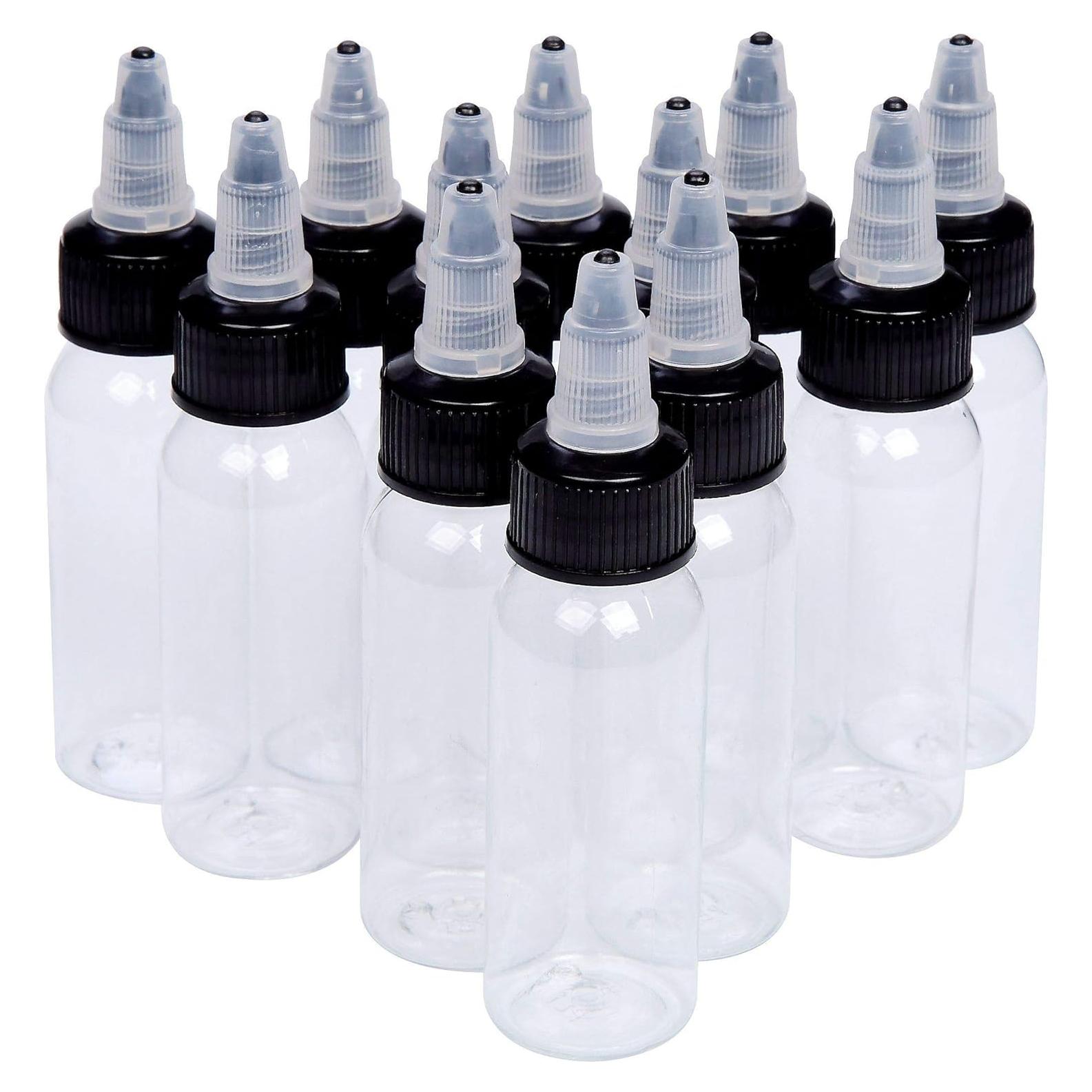 Botellas de Tinta de Tatuaje Vacías 30ml - Nuevo Tatuaje Estrella (12pcs)