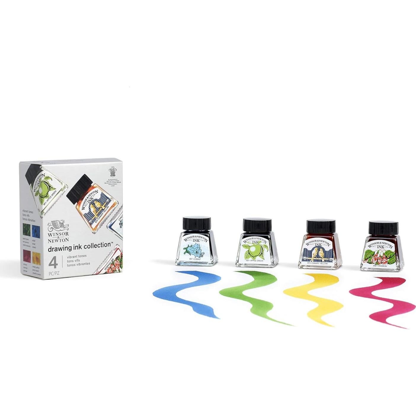 Tinta para Dibujo Winsor & Newton Negra 14ml