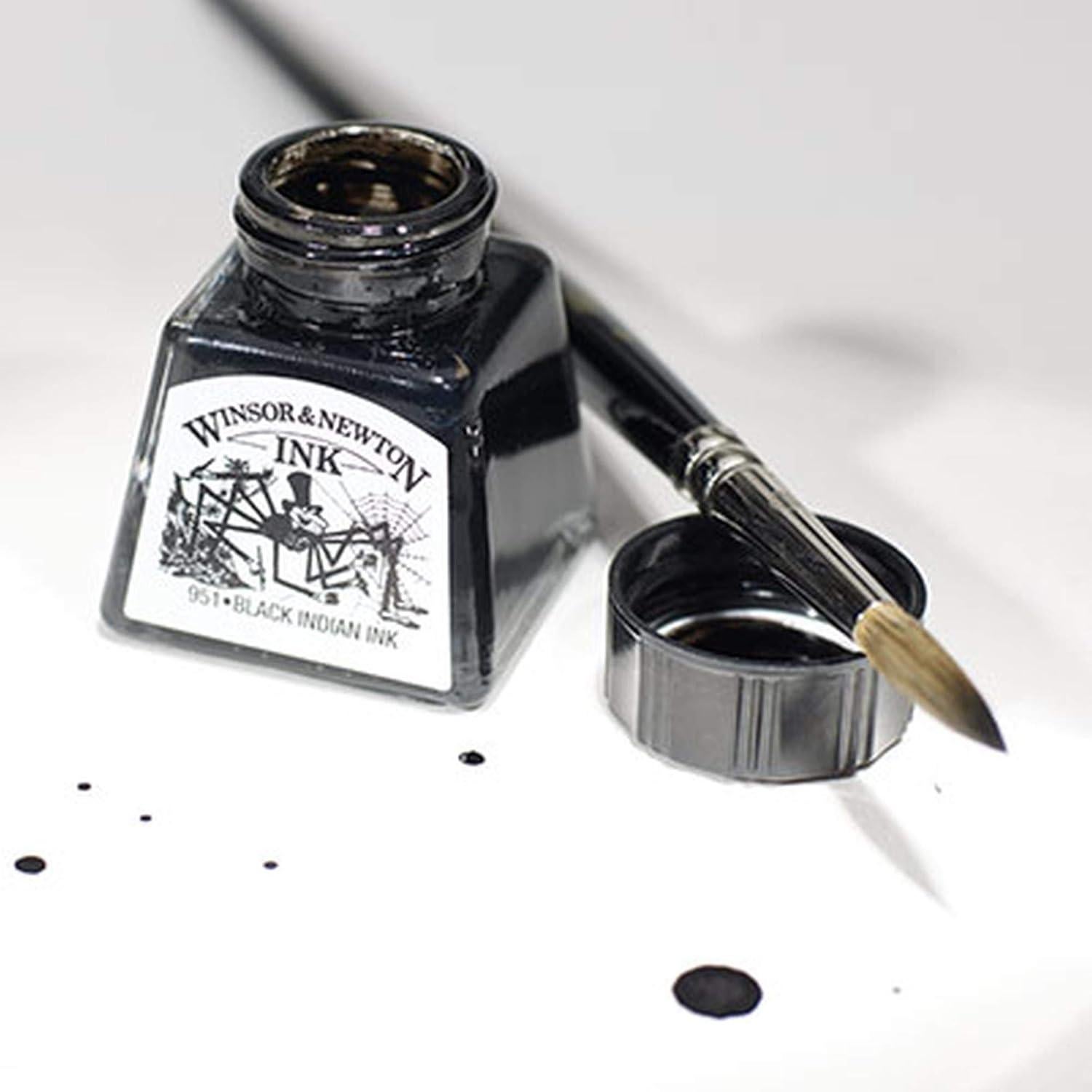 Tinta para Dibujo Winsor & Newton Negra 14ml