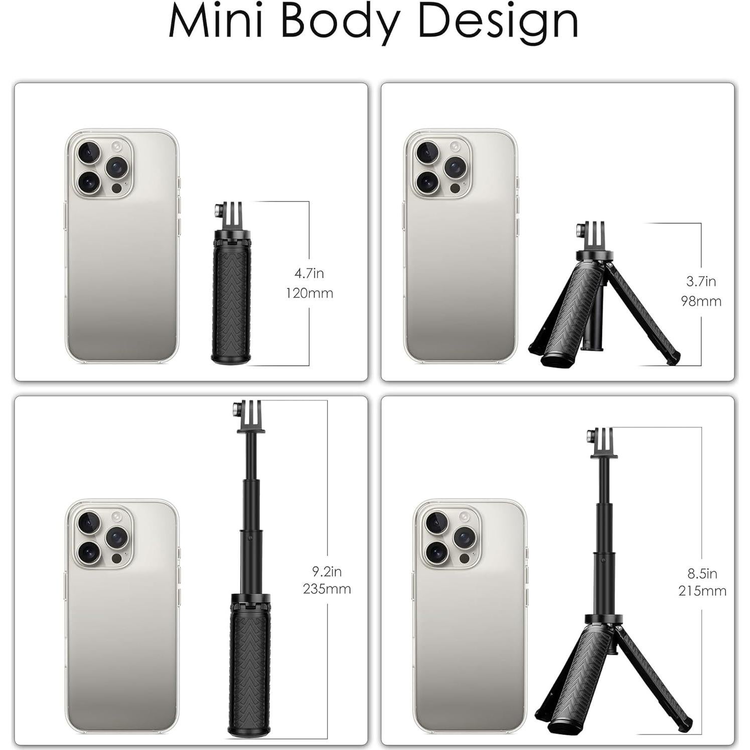 Palo de Selfie Trípode YALLSAME Extensible para GoPro