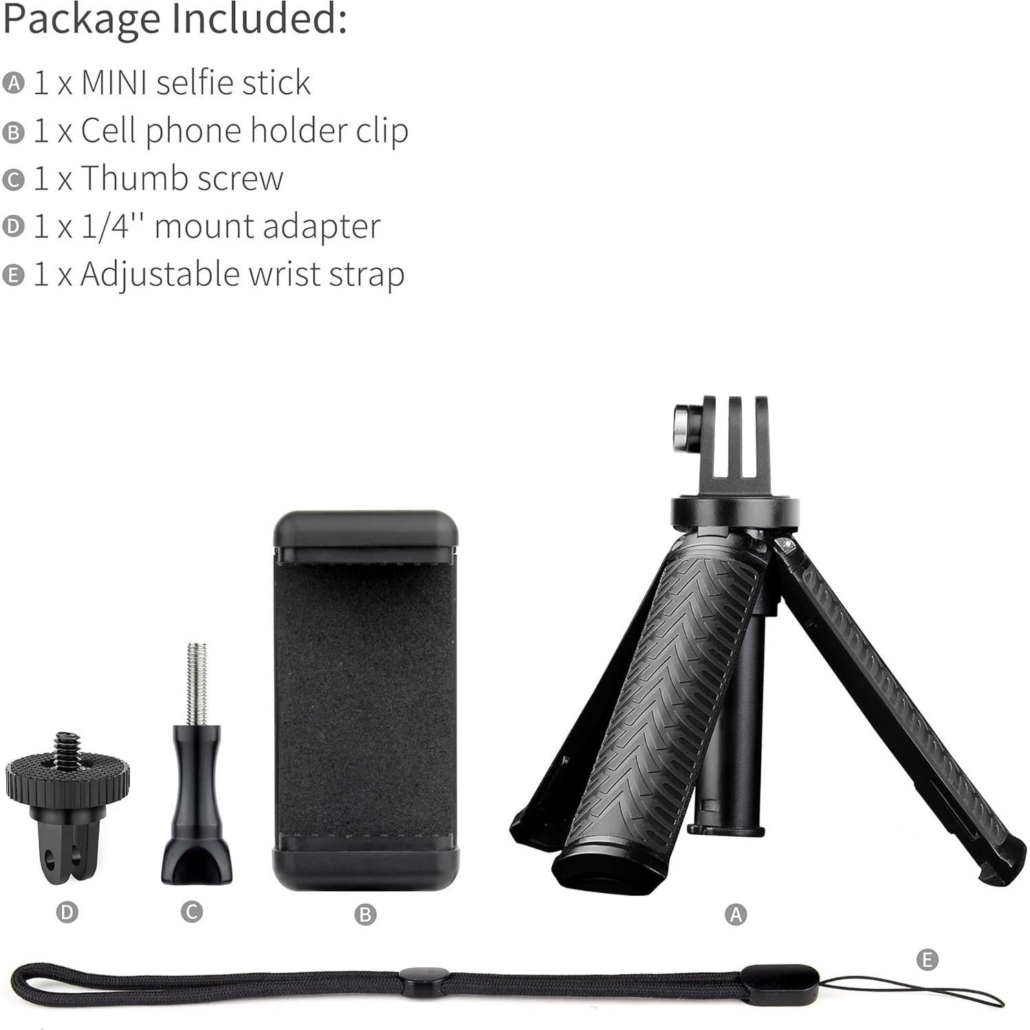 Palo de Selfie Trípode YALLSAME Extensible para GoPro