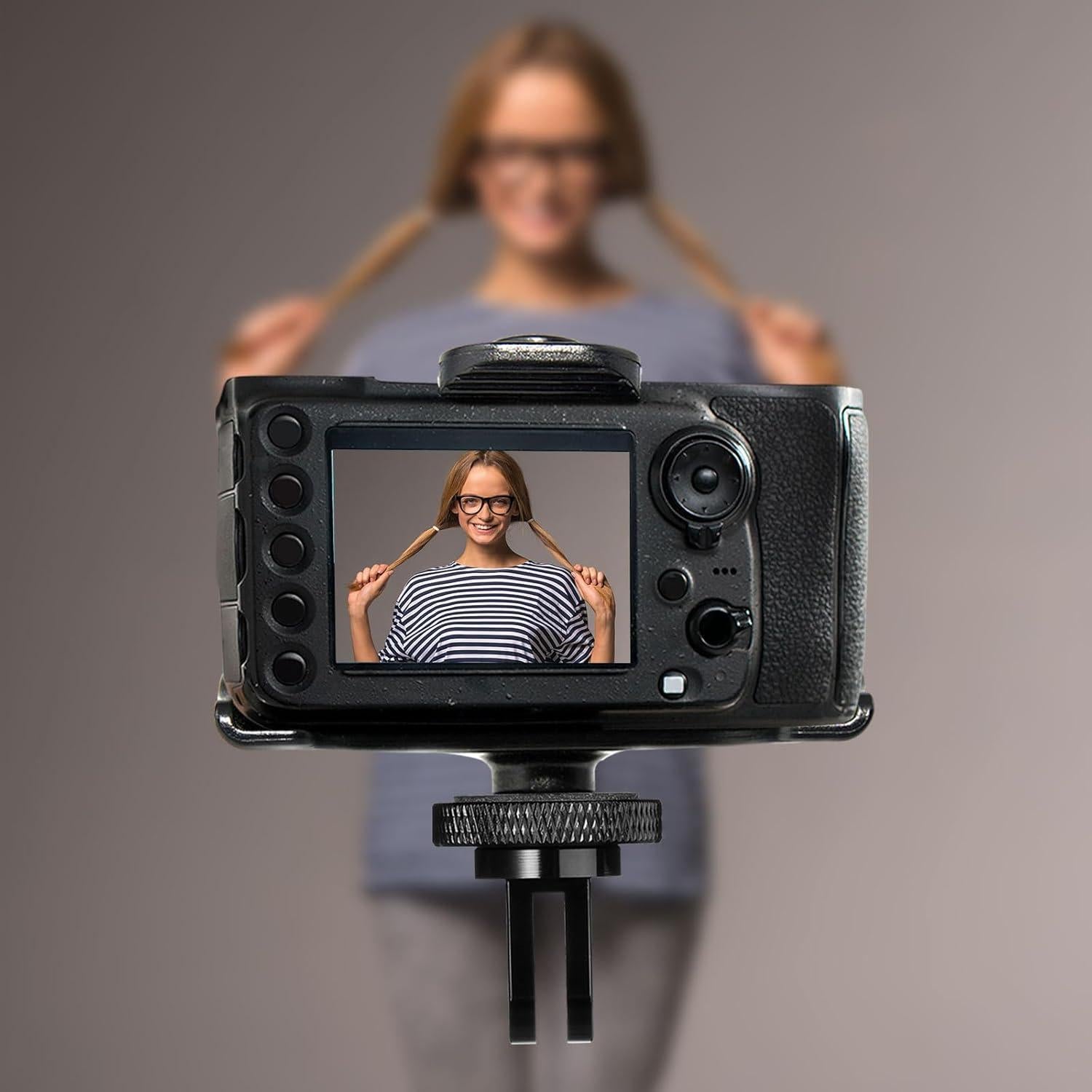 Adaptador de Montaje de Trípode Frienda 4 Piezas Aluminio 1/4