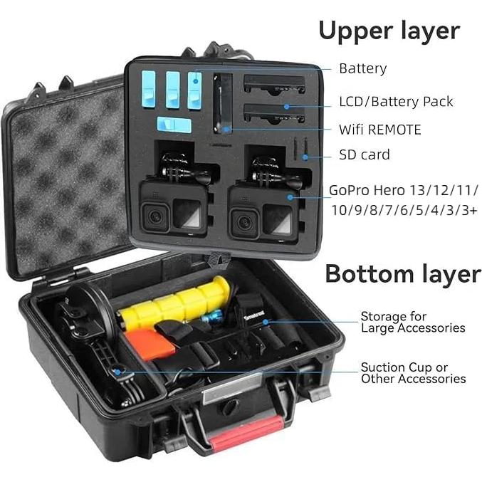 Funda Dura Flotante Smatree GA500 para GoPro y Accesorios