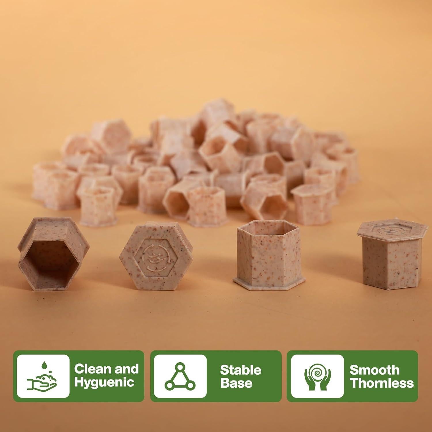 Tazas de Tinta de Tatuaje Biodegradables INKin 12mm - 200 Pcs