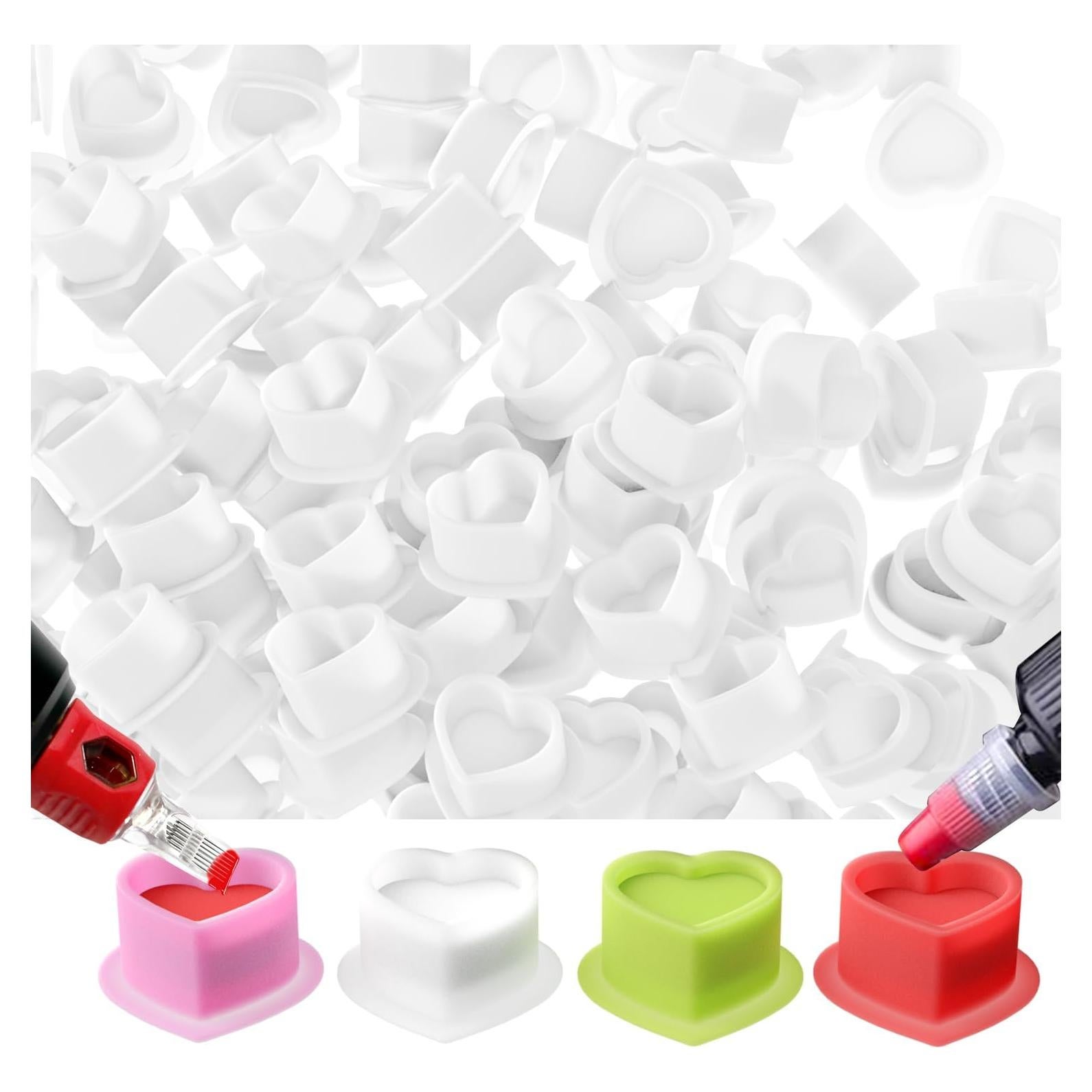 200 Soportes de Tinta Desechables OZER para Tatuajes