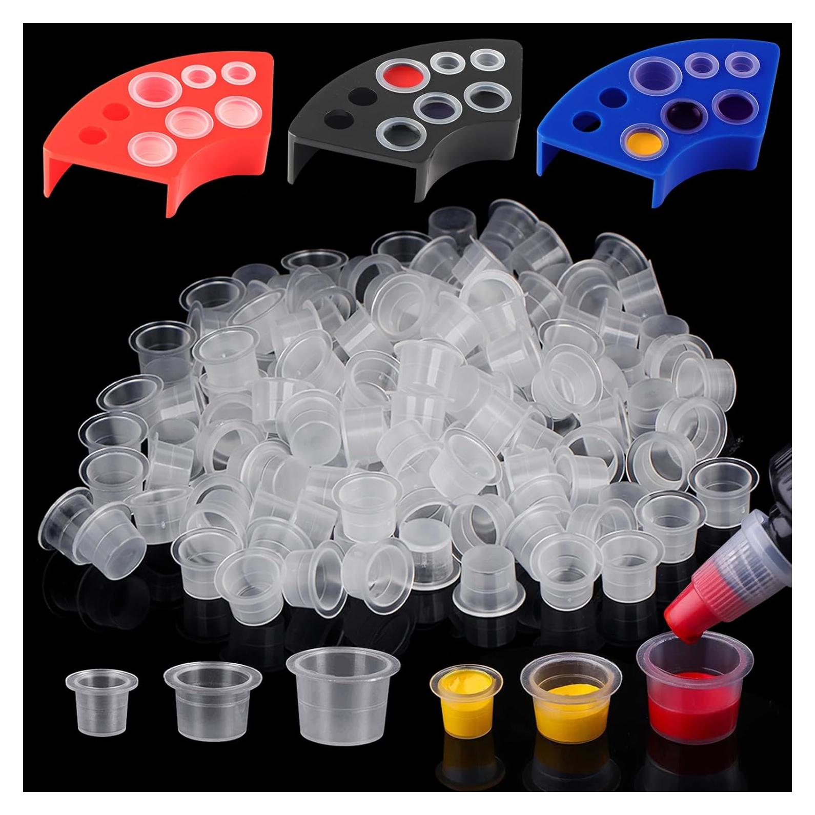 Set de 303 Piezas Tapas de Tinta para Tatuajes Autdor