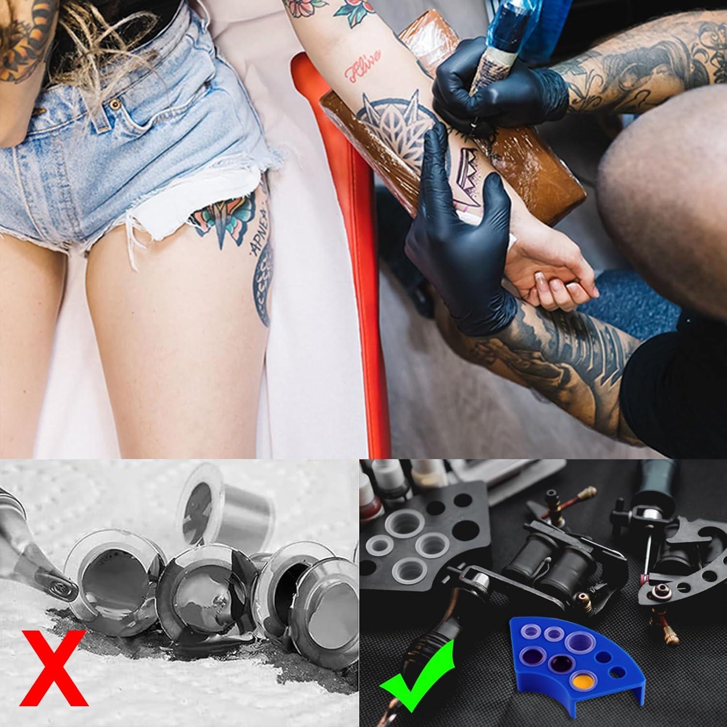 Set de 303 Piezas Tapas de Tinta para Tatuajes Autdor