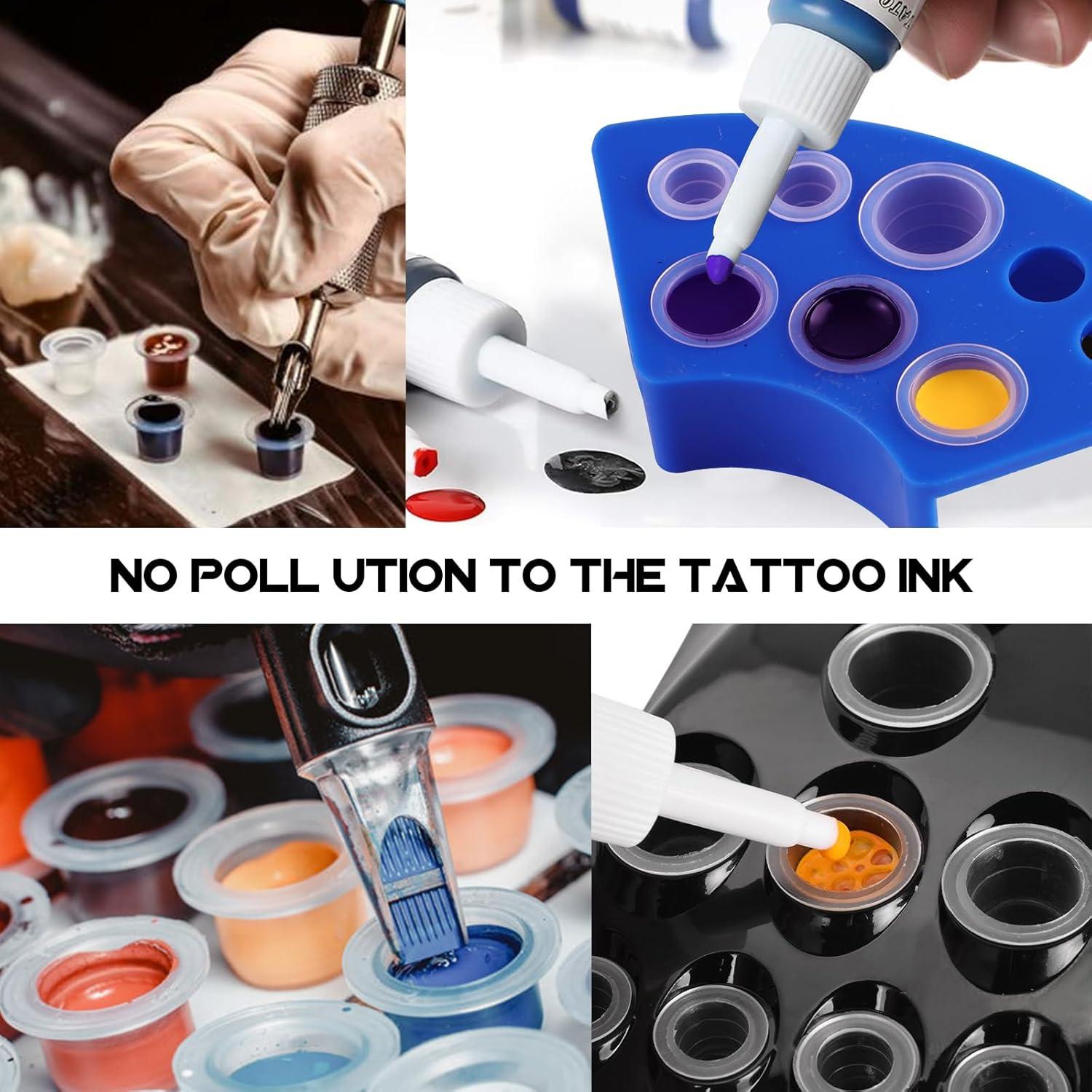 Set de 303 Piezas Tapas de Tinta para Tatuajes Autdor