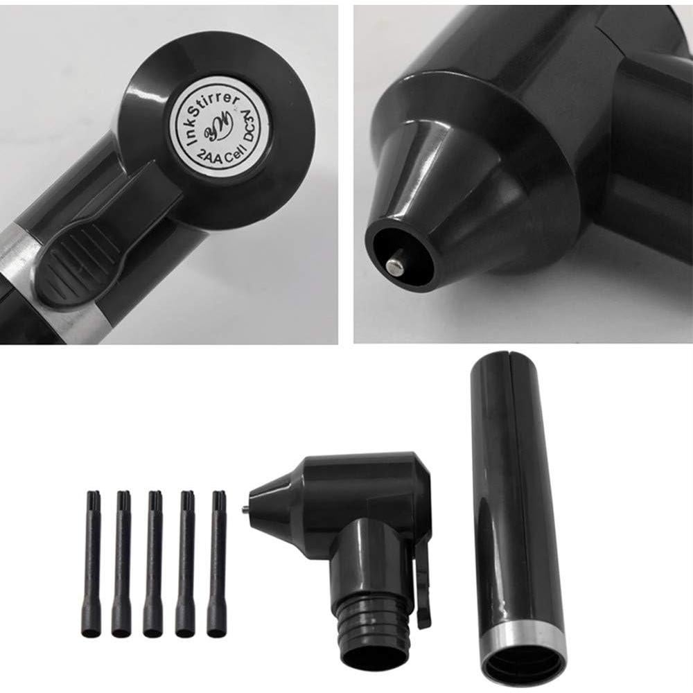 Máquina Mezcladora de Tinta Autdor con 100 Palitos - Negro