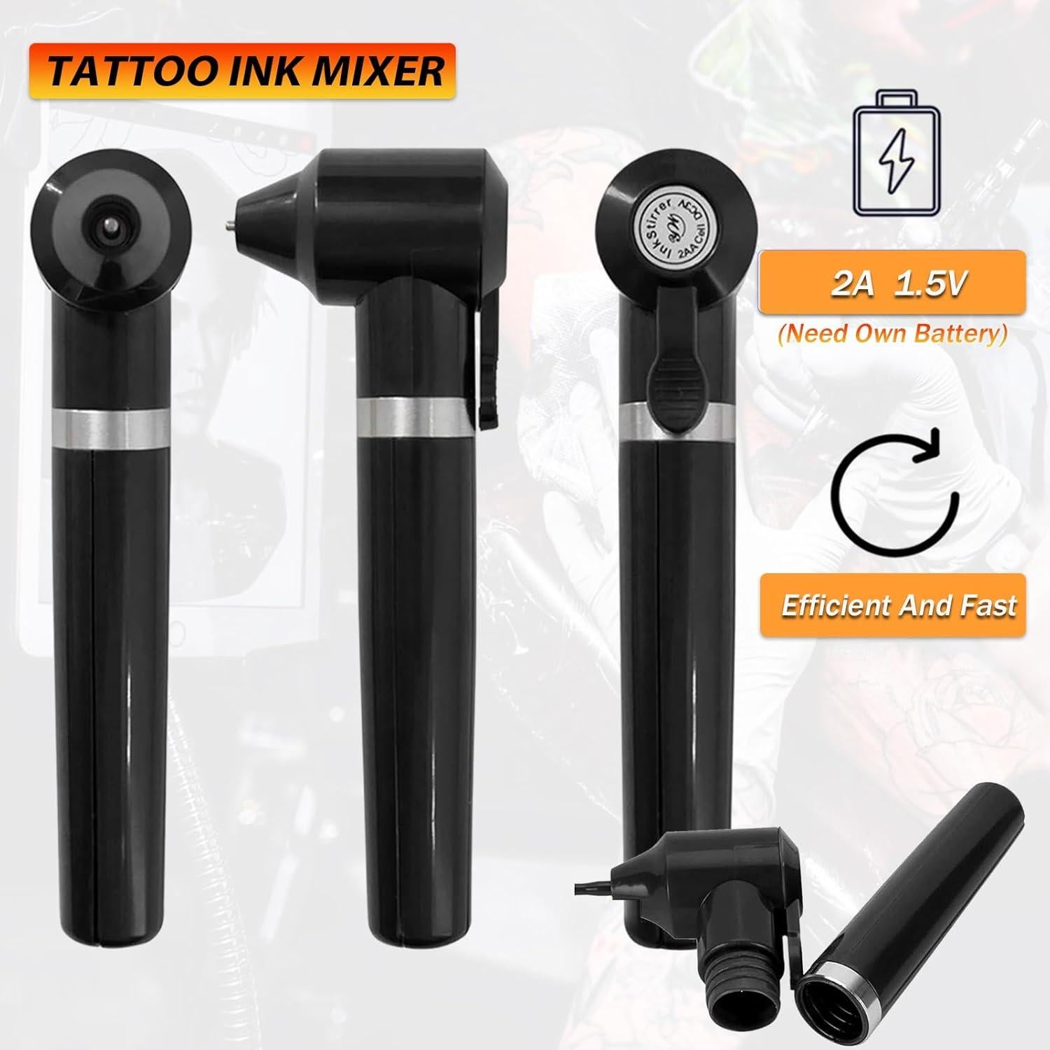 Mezclador de Tinta NAQASE con 100 Varillas Negras - Agitador