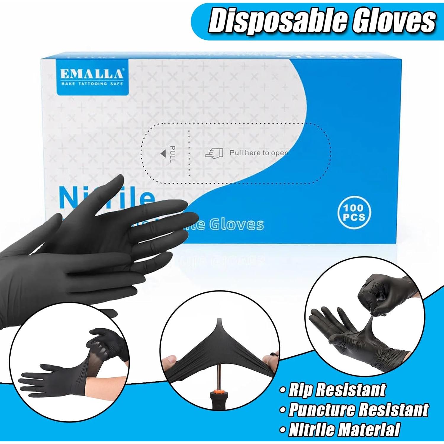 Kit Suministros de Tatuaje YONGDA - 300 Vasos Desechables + 100 Guantes