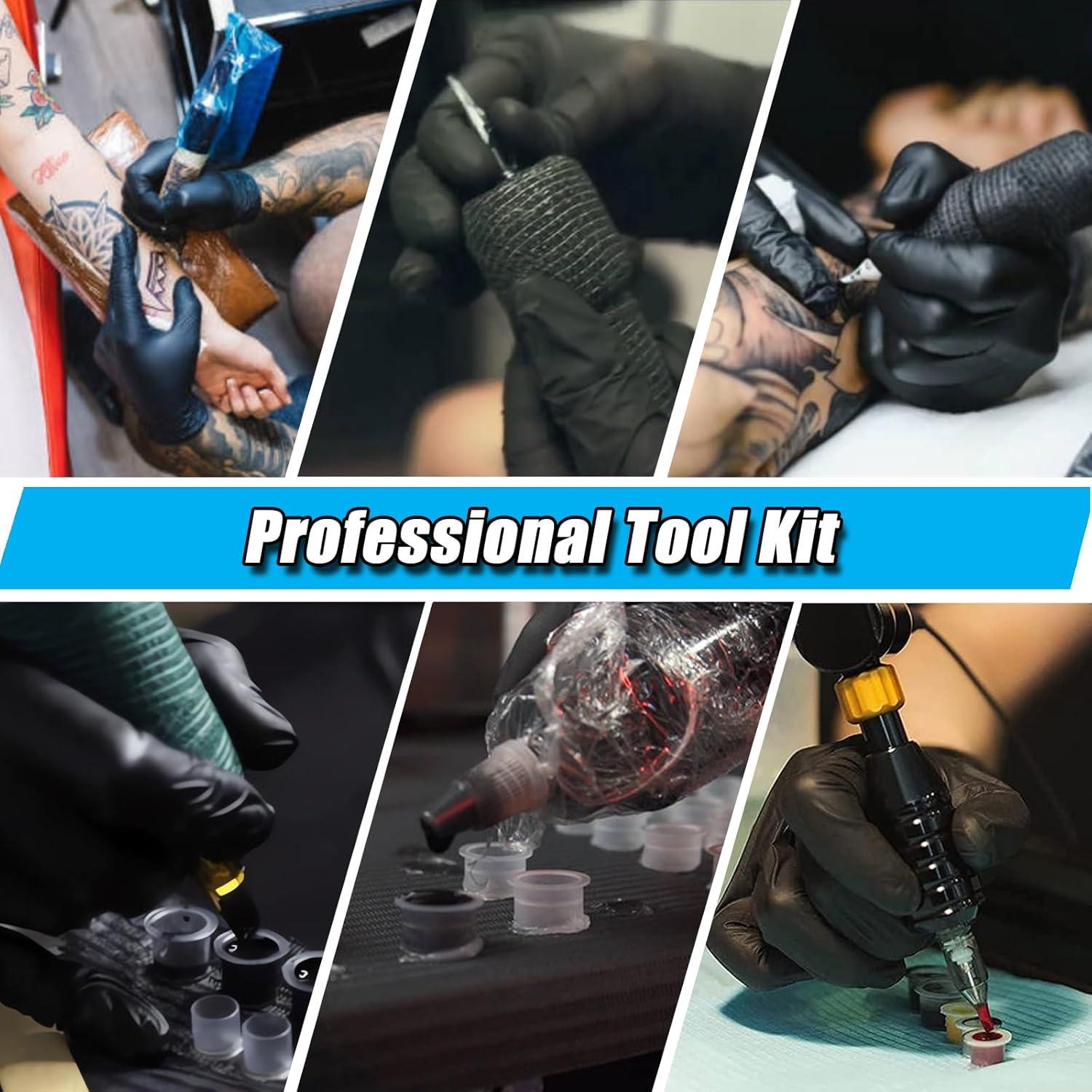 Kit Suministros de Tatuaje YONGDA - 300 Vasos Desechables + 100 Guantes