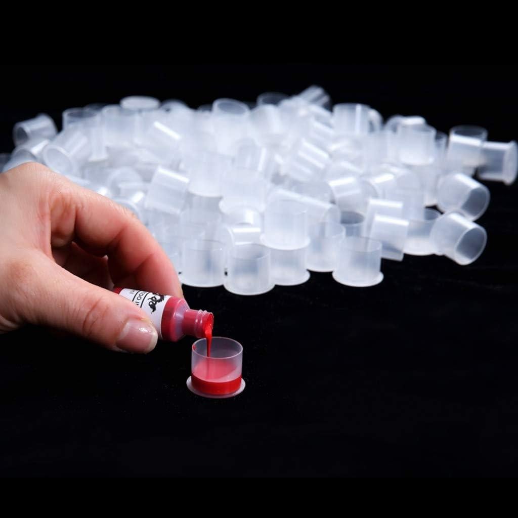 Tazas de Tinta para Tatuajes 1000pcs 11mm Plástico Desechables
