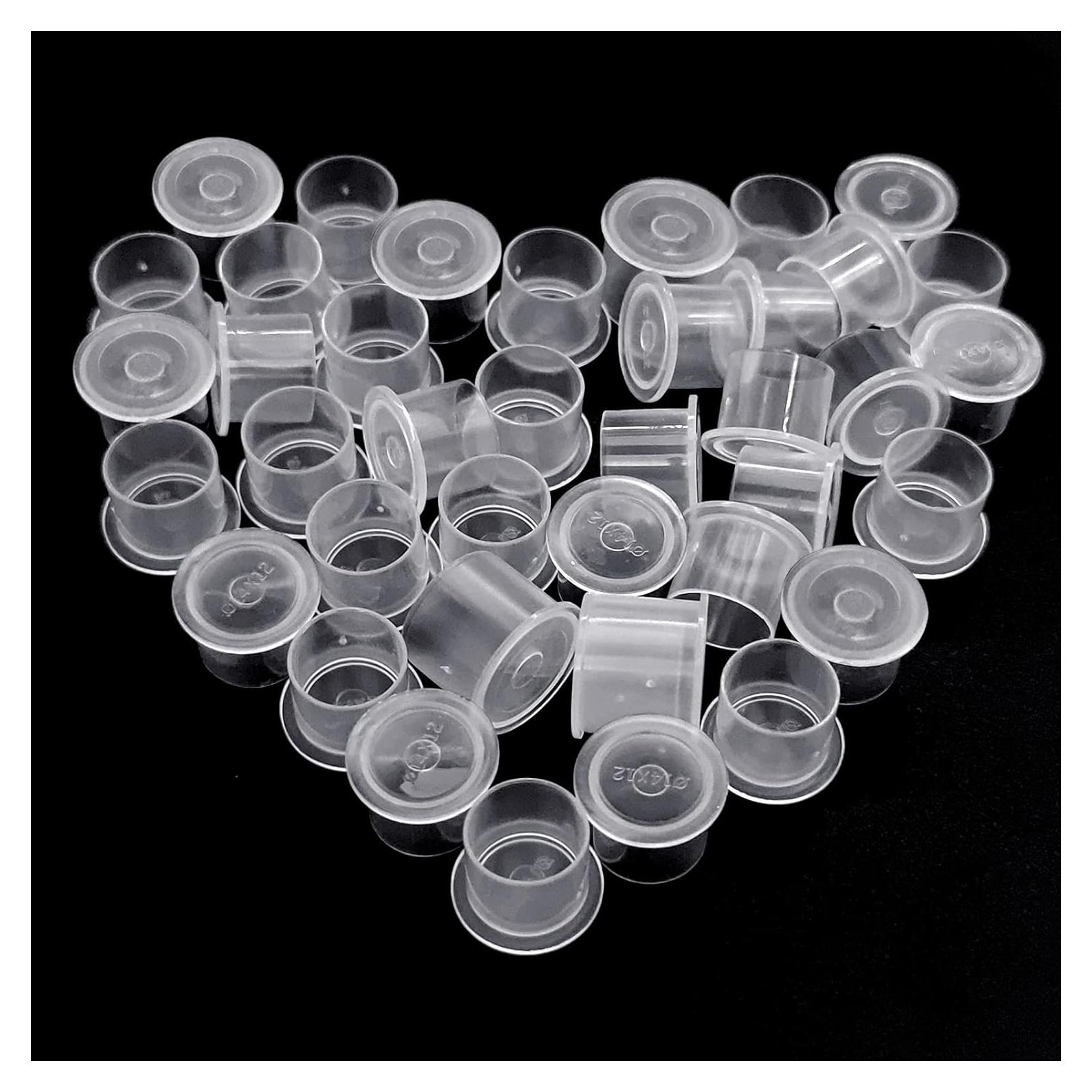 Tazas de Tinta para Tatuajes Hatonseyan 300pcs 14mm Desechables
