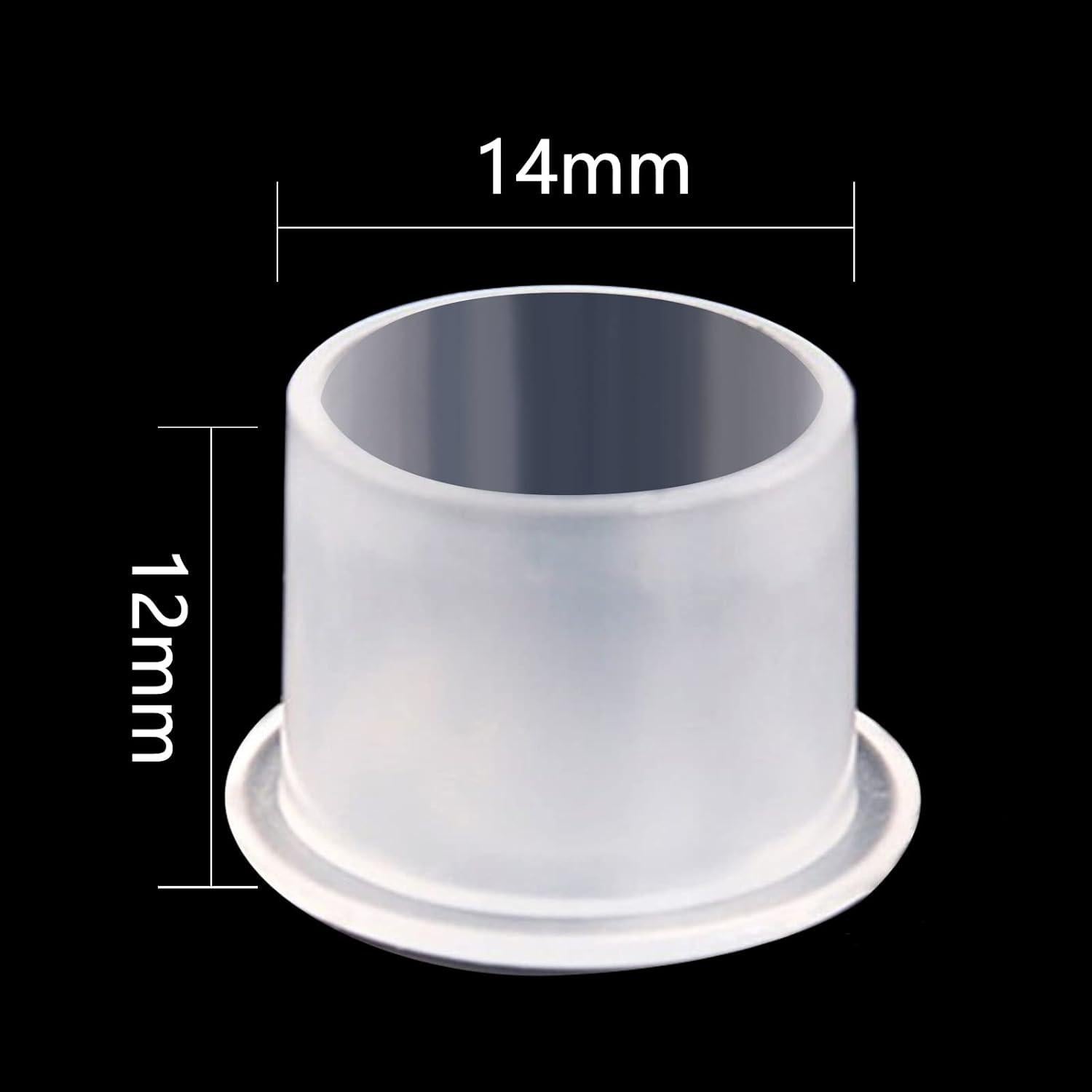 Tazas de Tinta para Tatuajes DERSTRA 300PCS 14mm Desechables