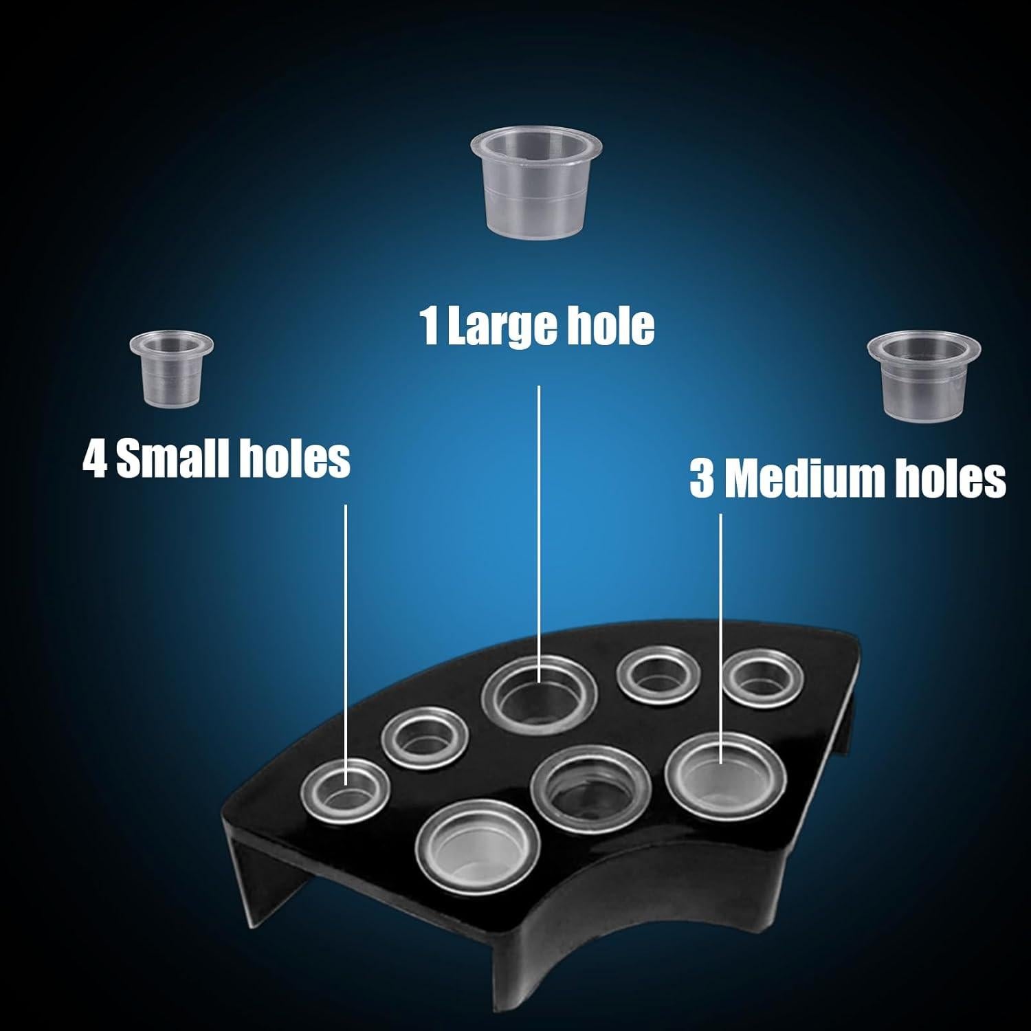 Soporte de Tazas de Tinta para Tatuajes MIUXIA 402 Pcs Mixto