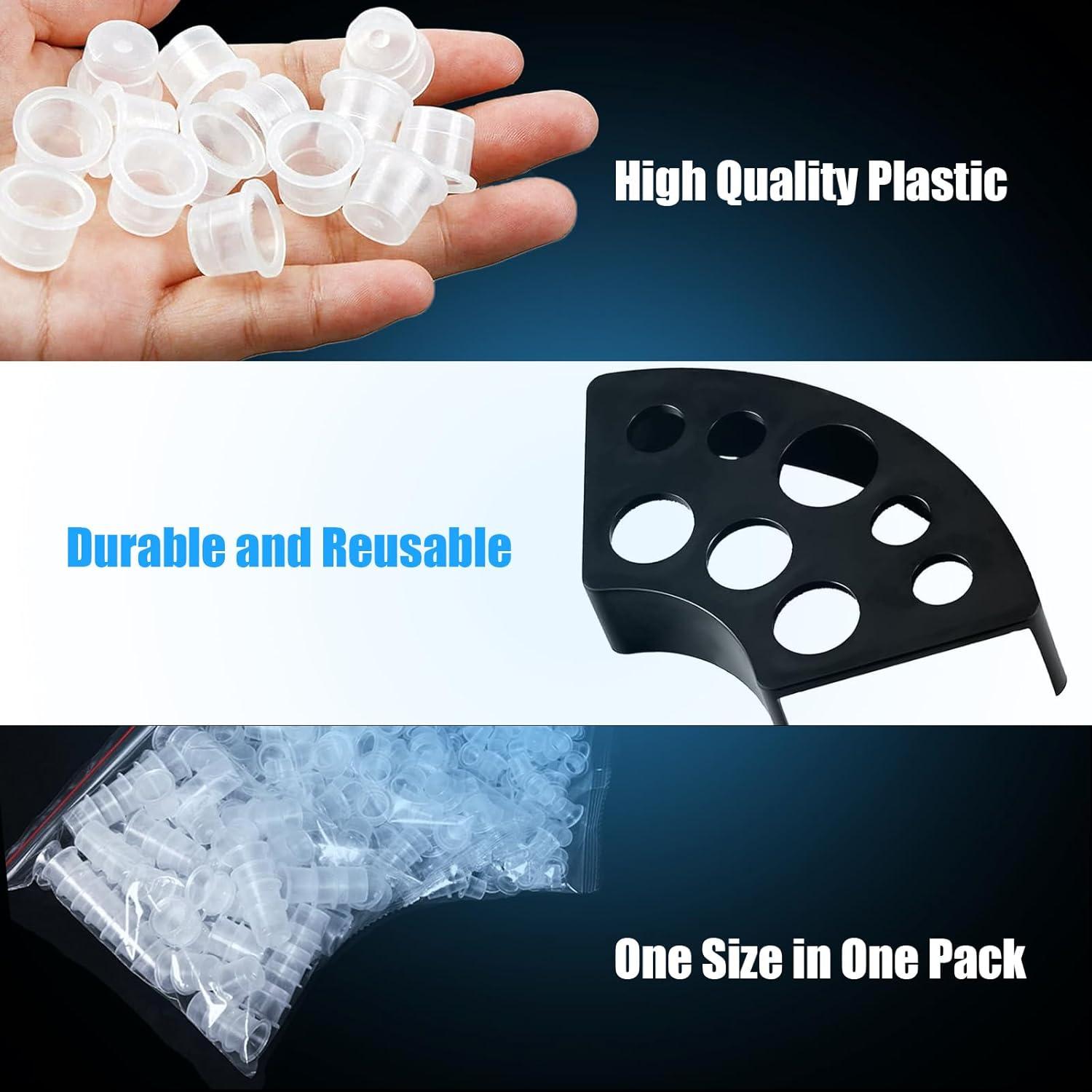 Soporte de Tazas de Tinta para Tatuajes MIUXIA 402 Pcs Mixto