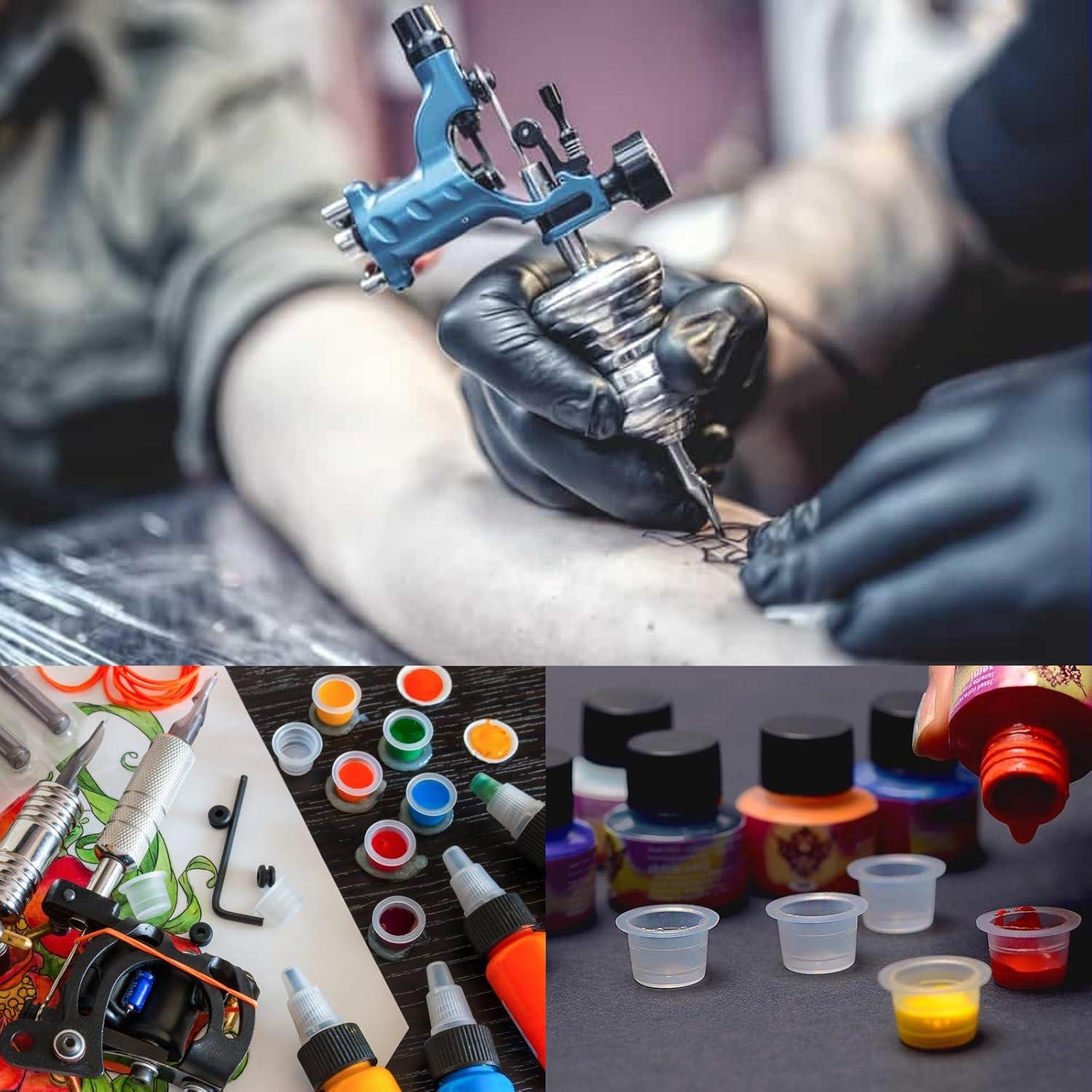 1000 Tapas de Tinta Desechables para Tatuajes Fulasiteu M