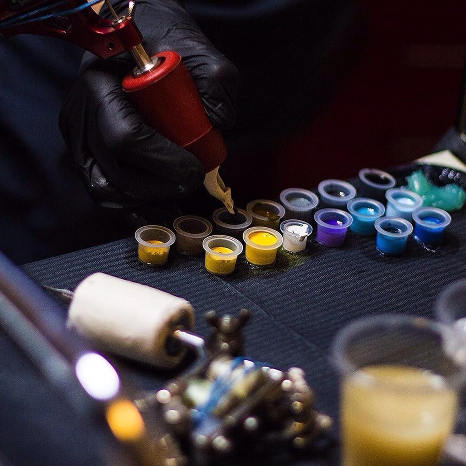 1000 Tapas de Tinta Desechables para Tatuajes Fulasiteu M