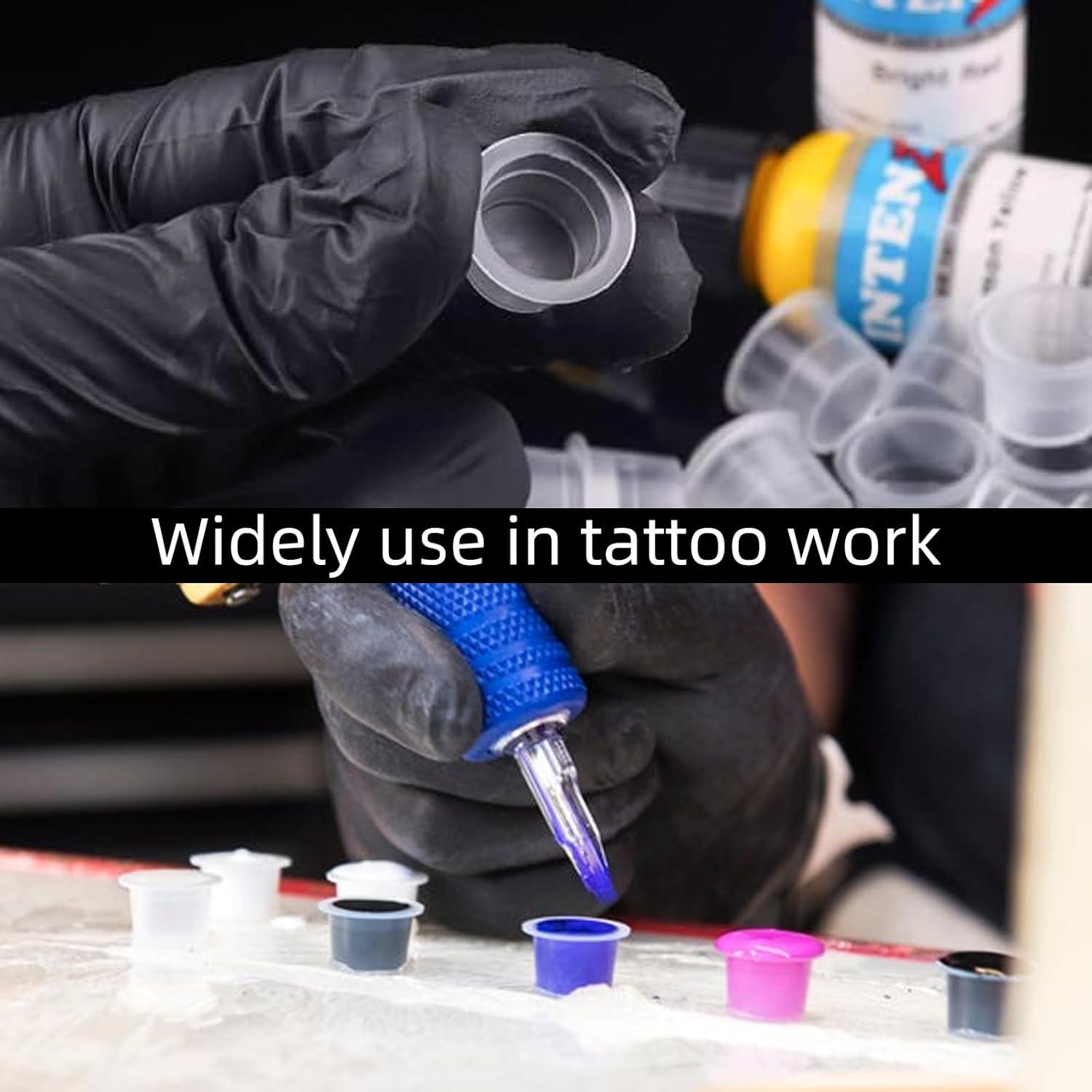 1000 Tapas de Tinta Desechables para Tatuajes Fulasiteu M