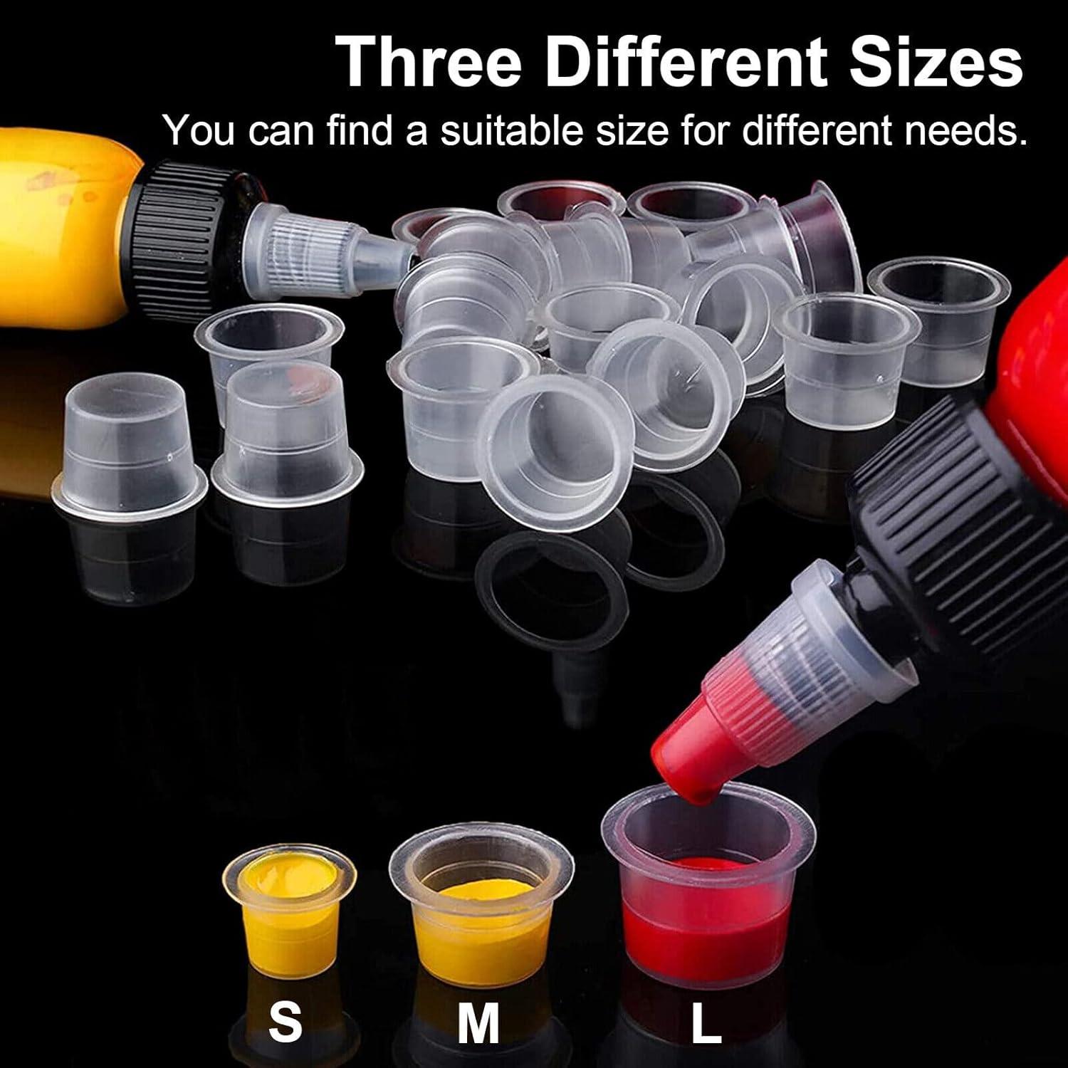 1000 Tapas de Tinta Desechables para Tatuajes Fulasiteu M