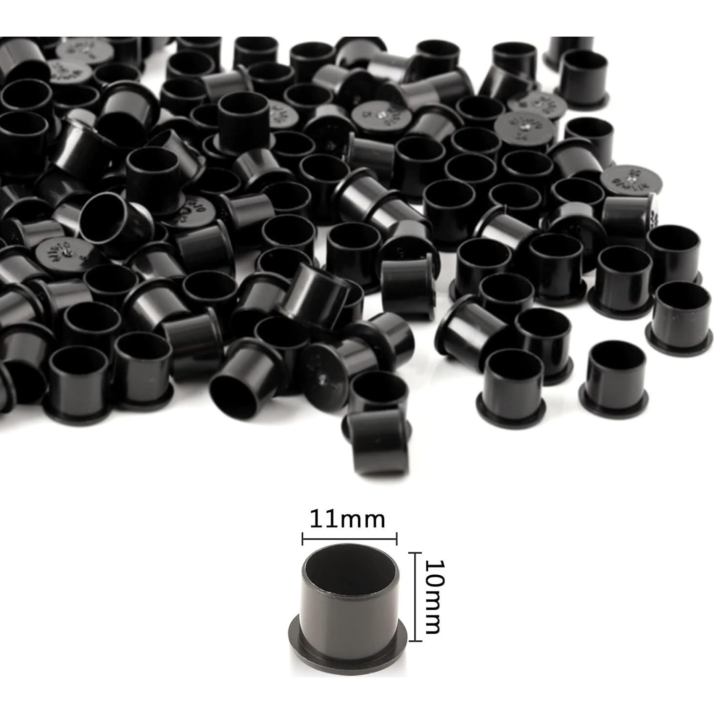 Tazas de Tinta para Tatuajes Autdor 1000Pcs 11mm 14mm 17mm