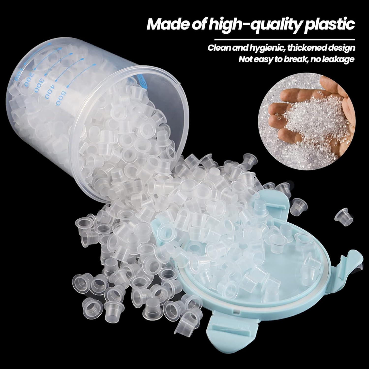 Tapa de Tinta para Tatuajes Inartato 600pcs Pequeña Higiénica