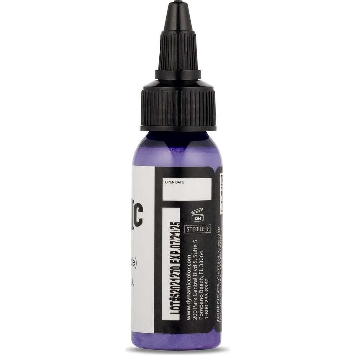 Tinta para Tatuajes Dynamic Color Co Púrpura Tropical 29.57ml