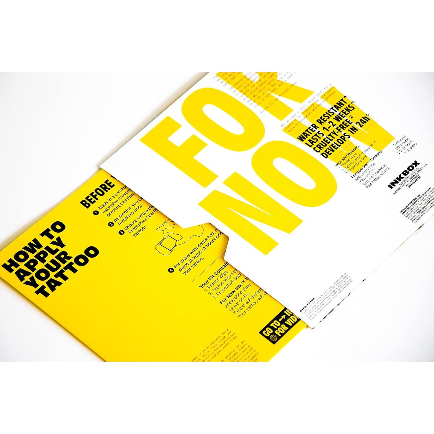 Tatuajes Temporales Inkbox - Tatuaje Semi-Permanente Resistente al Agua