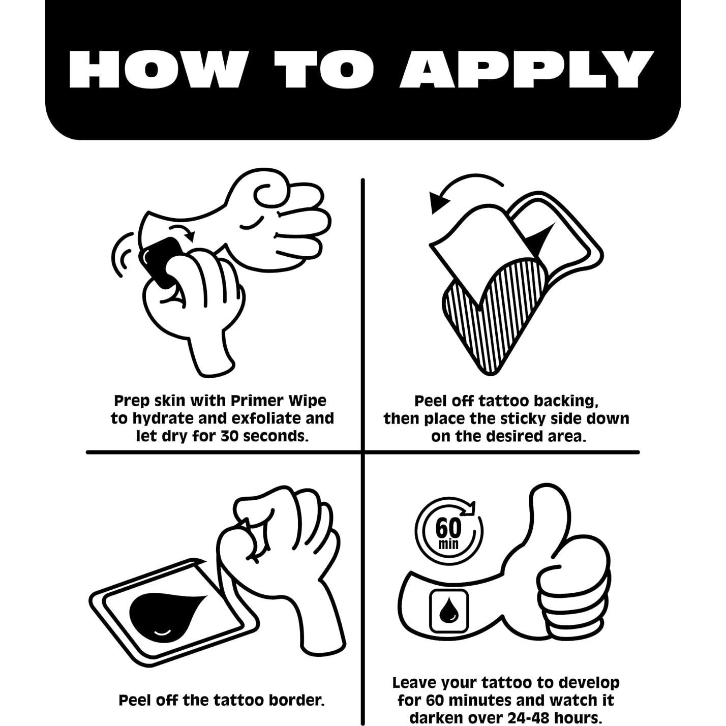 Tatuajes Temporales Inkbox - Tatuaje Semi-Permanente Resistente al Agua