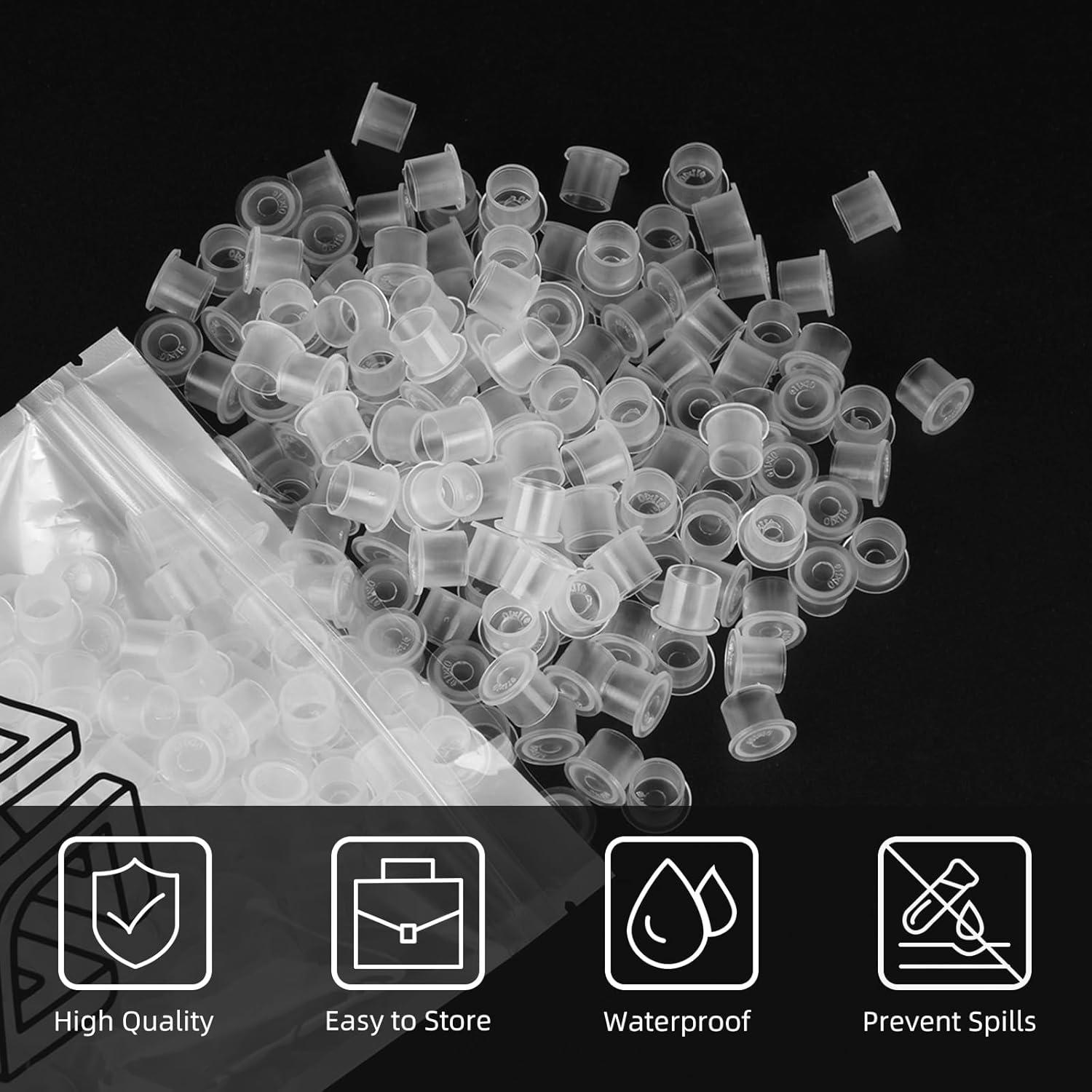 Tazas de Tinta para Tatuajes ATOMUS 100pcs Pequeñas 11mm