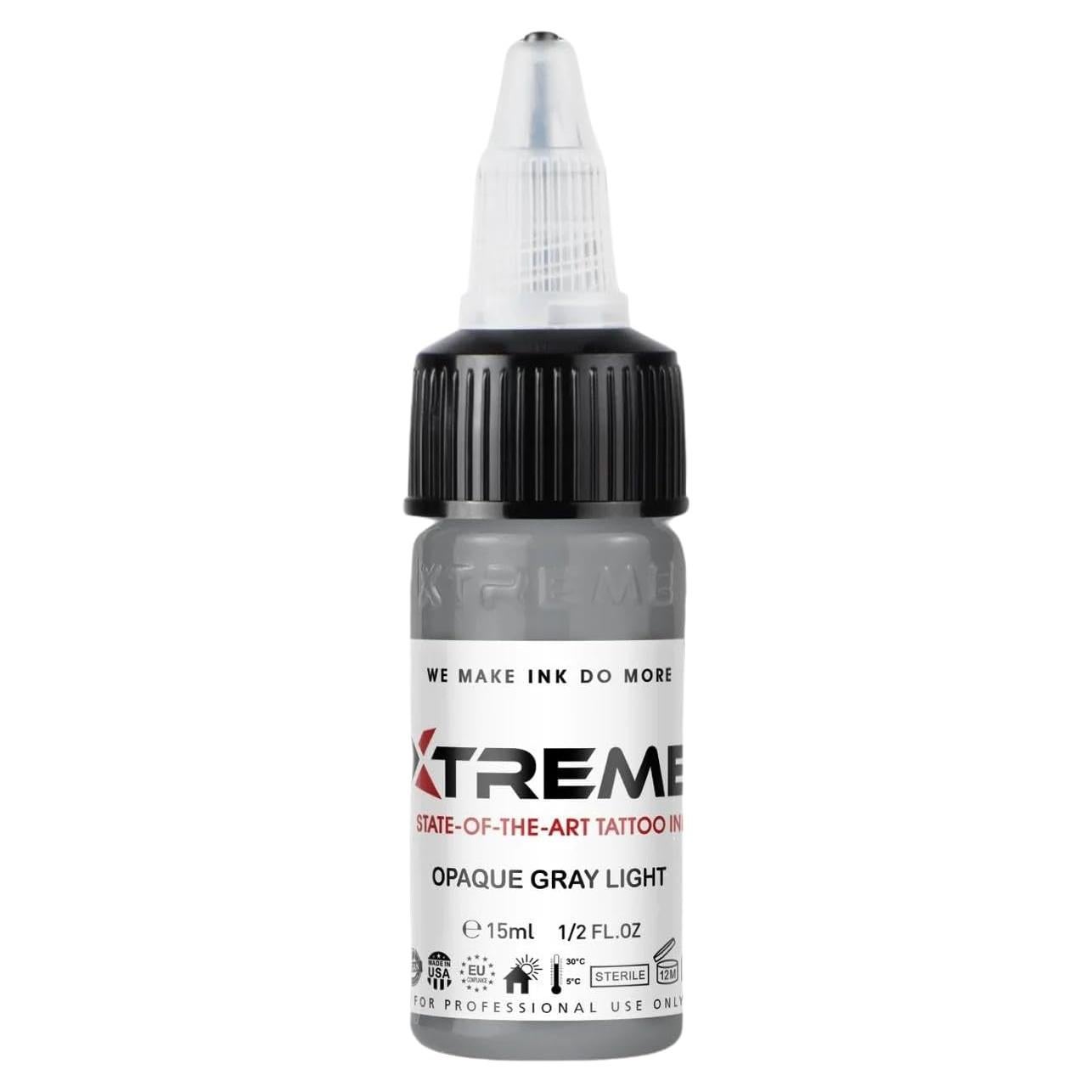 Tinta para Tatuajes Xtreme 0.5 oz Gris Opaco Claro a Base de Agua