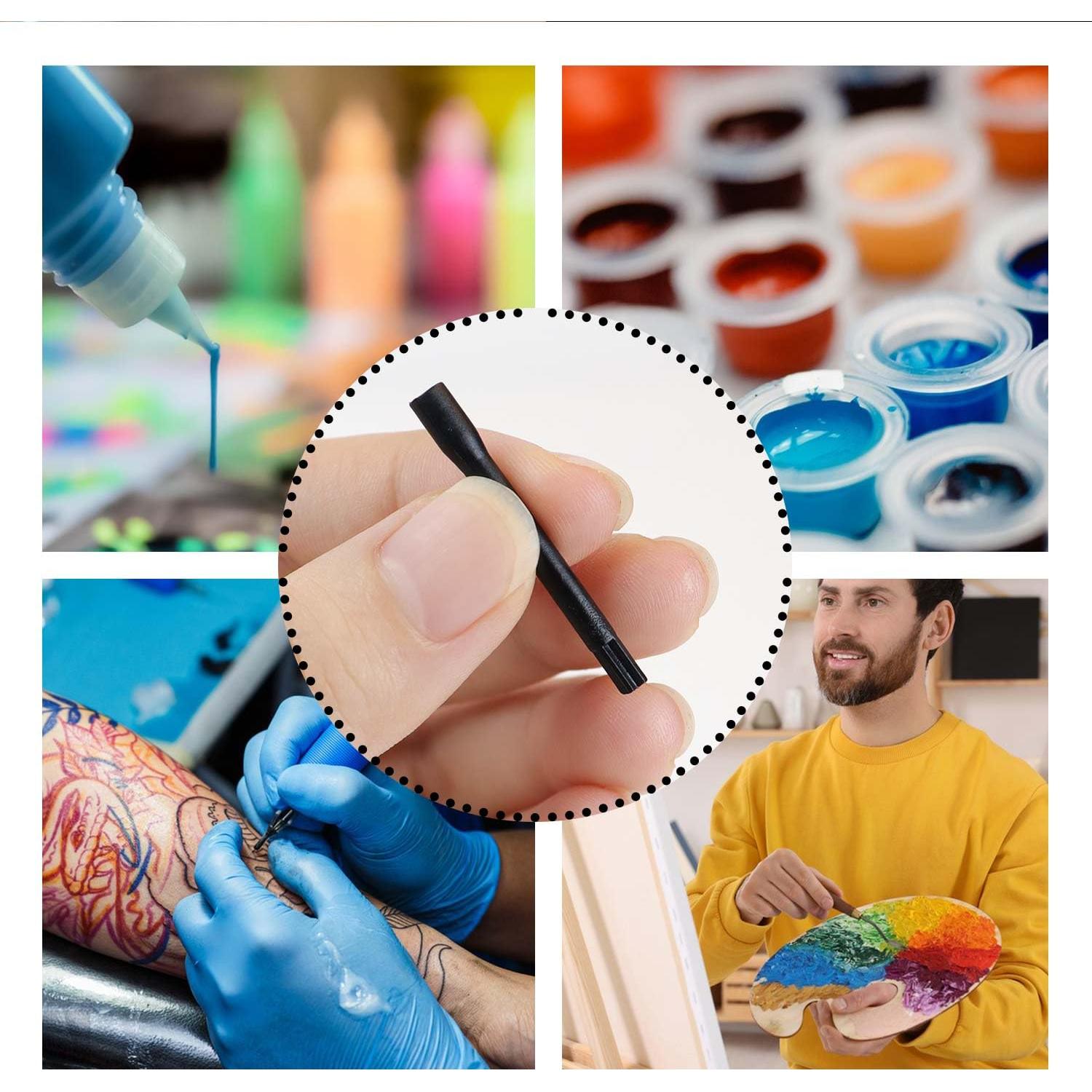 50 Palitos Mezcladores de Tinta para Tatuajes TKYPZY Desechables