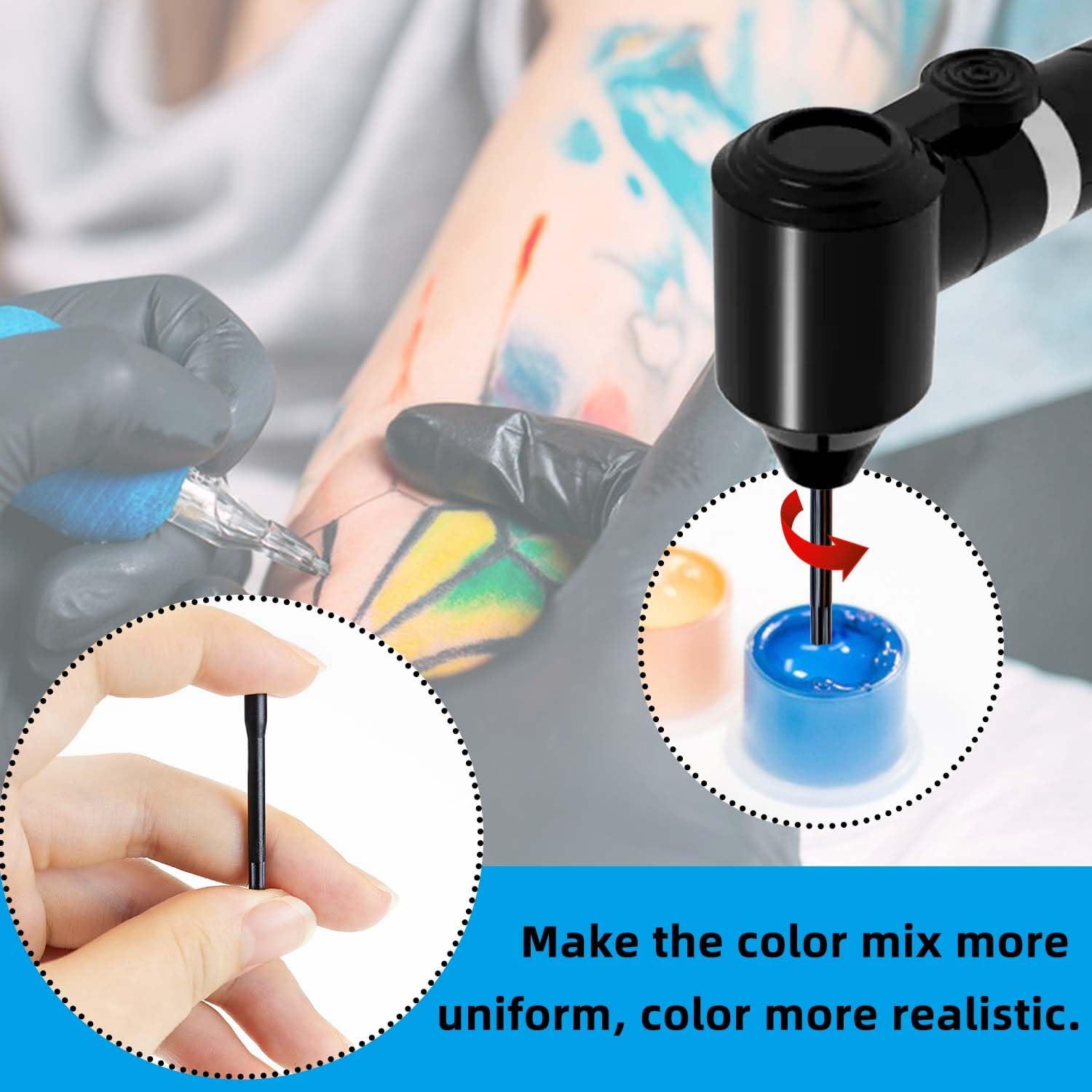 50 Palitos Mezcladores de Tinta para Tatuajes TKYPZY Desechables