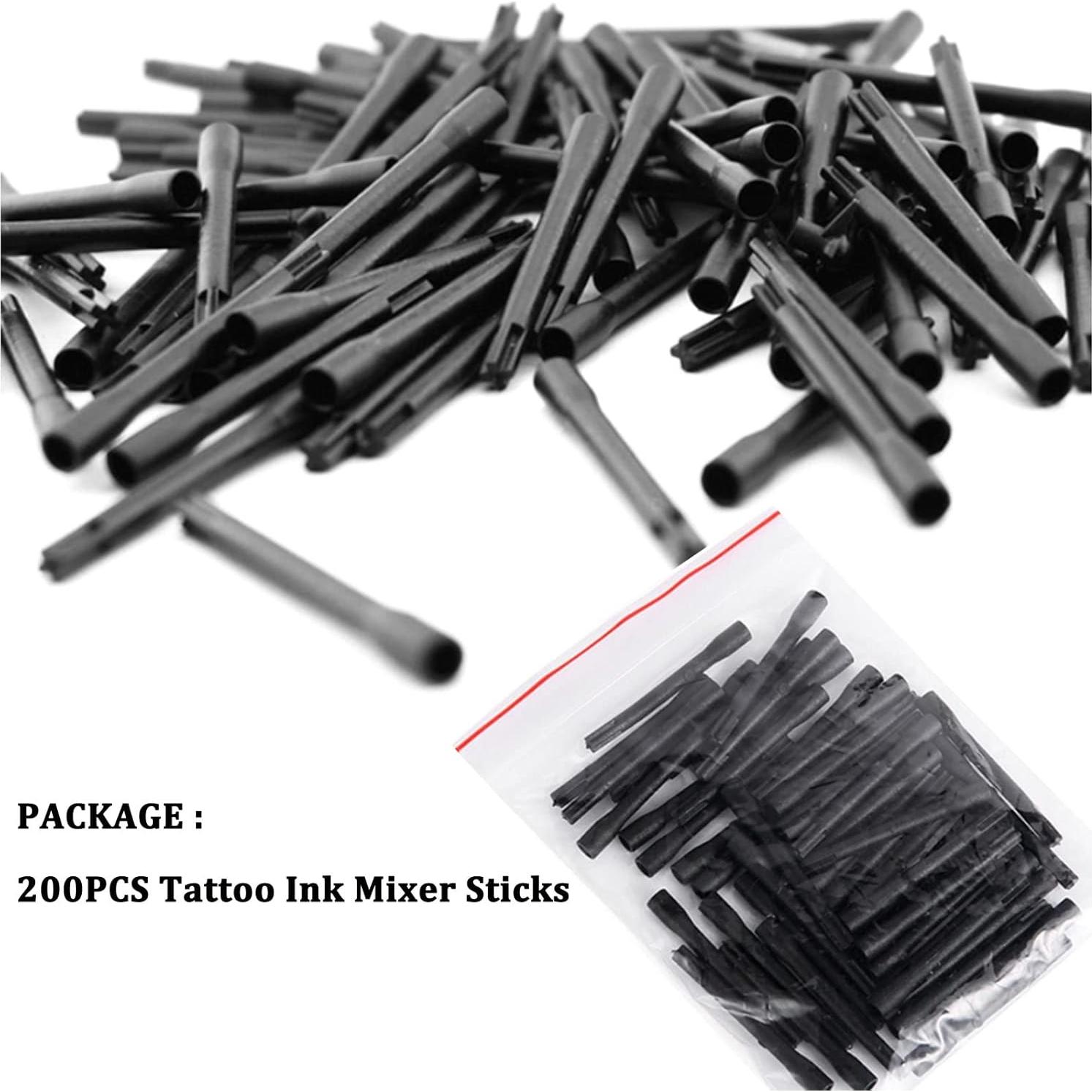 Palitos Mezcladores de Tinta SOTICA 200PCS para Tatuajes