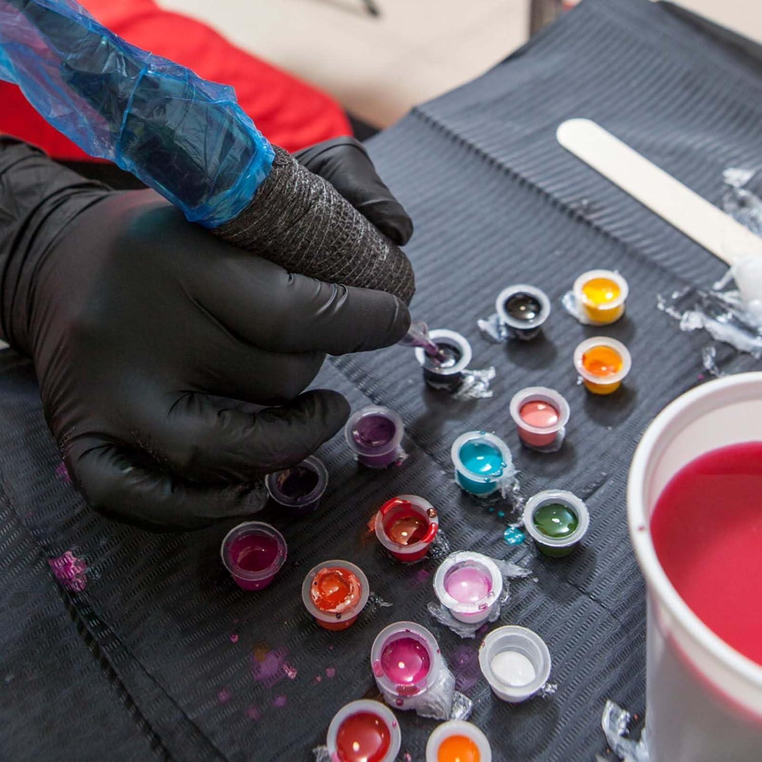 Tapas de Tinta para Tatuajes SEUNMUK 2000 Pcs 14x10 mm