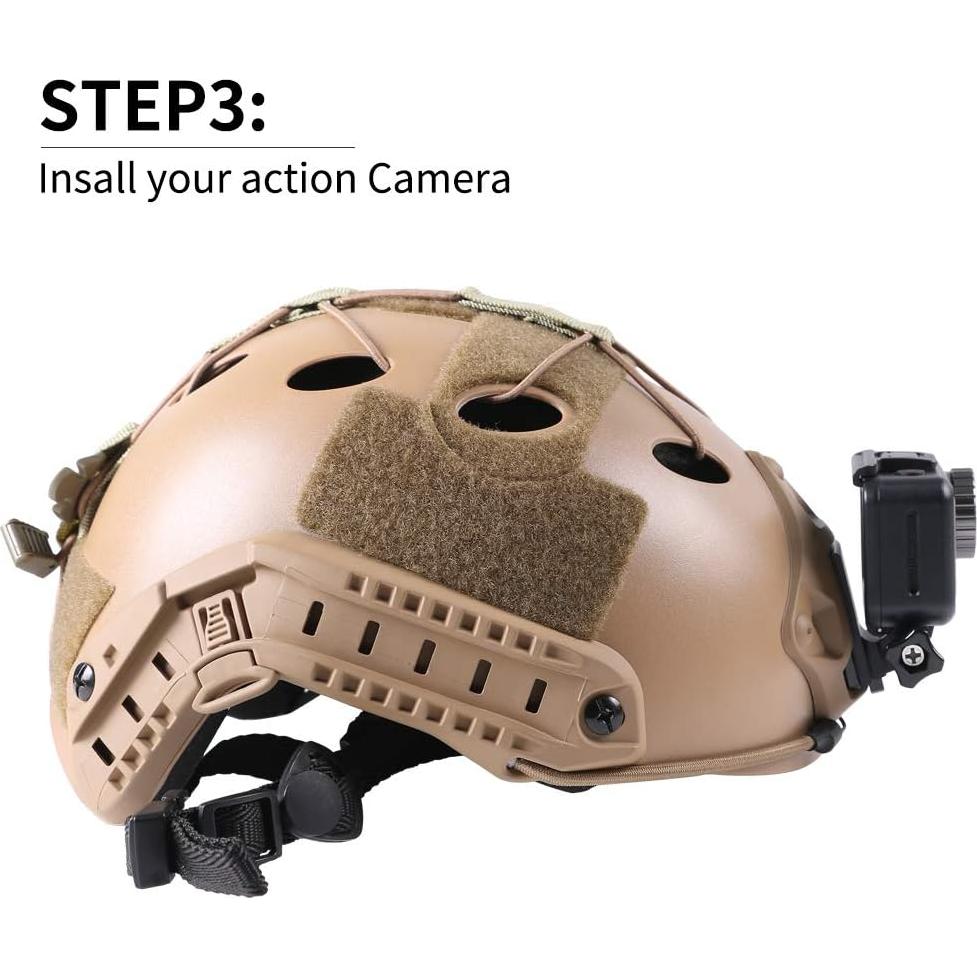 Soporte NVG de Aluminio para GoPro y Cámaras de Acción