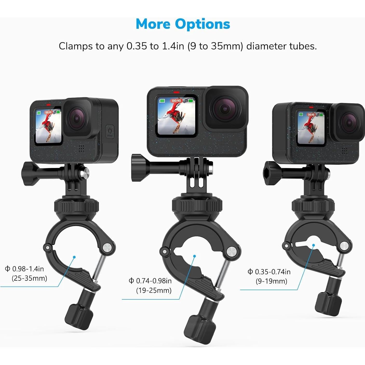 Soporte de Manillar para Bicicleta Sametop SA-S58 - Rotación 360°