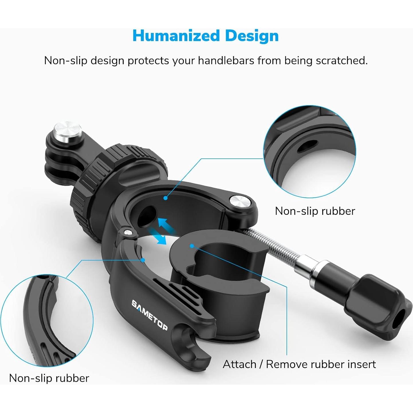Soporte de Manillar para Bicicleta Sametop SA-S58 - Rotación 360°