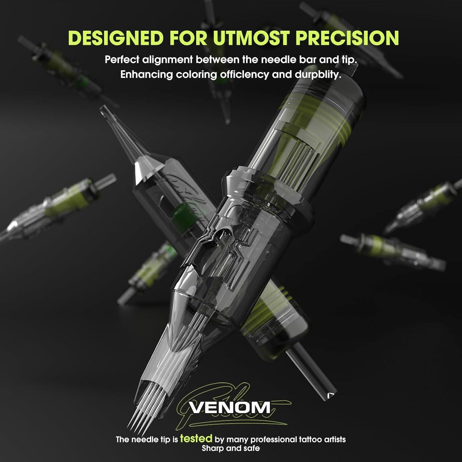 Agujas de Cartucho para Tatuaje Filter #12 Variadas 20Pcs