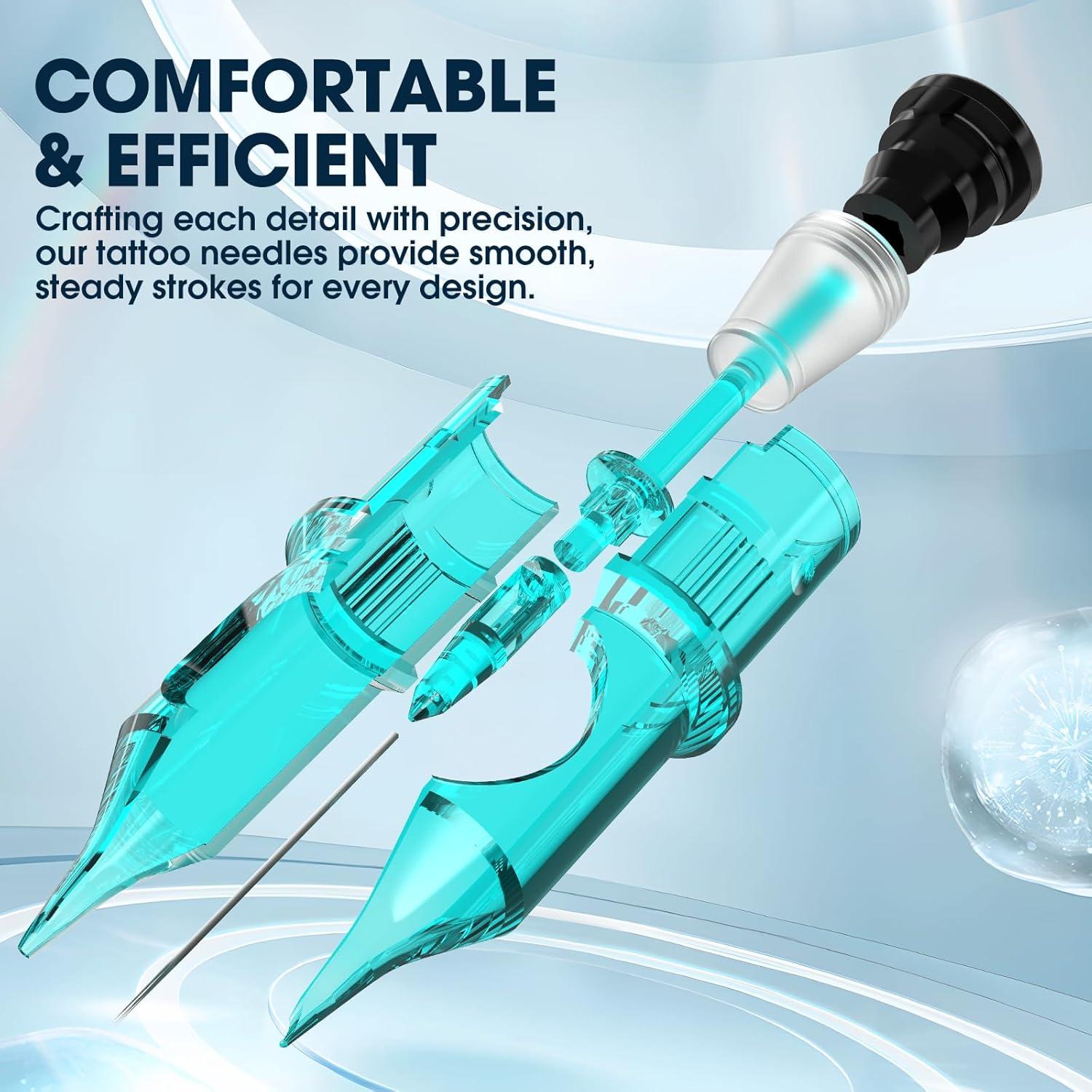 Agujas de Tatuaje INKin 50pcs Mezcla 3RL/5RL/7RL/9RL/14RL