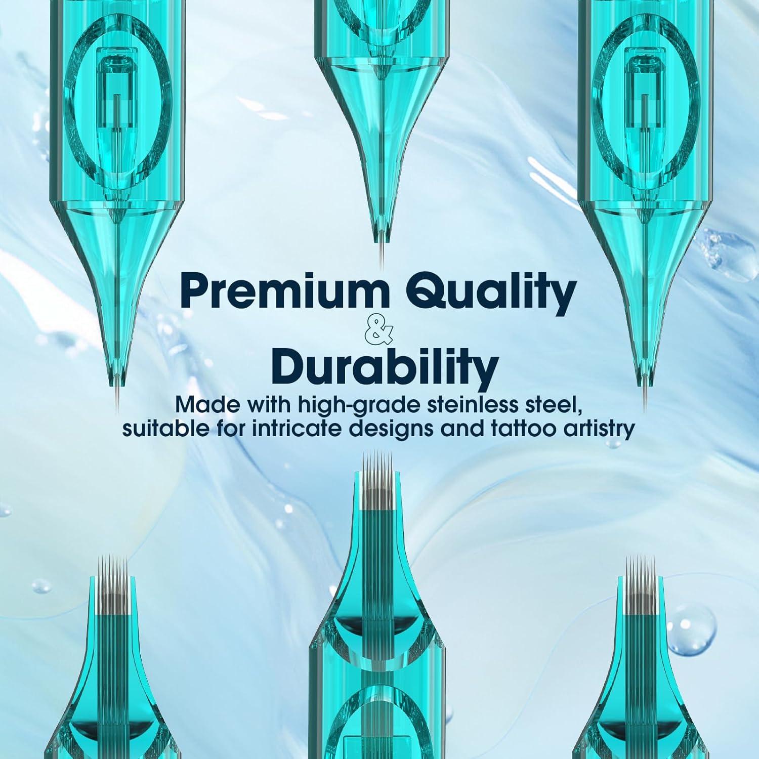 Agujas de Tatuaje INKin 50pcs Mezcla 3RL/5RL/7RL/9RL/14RL