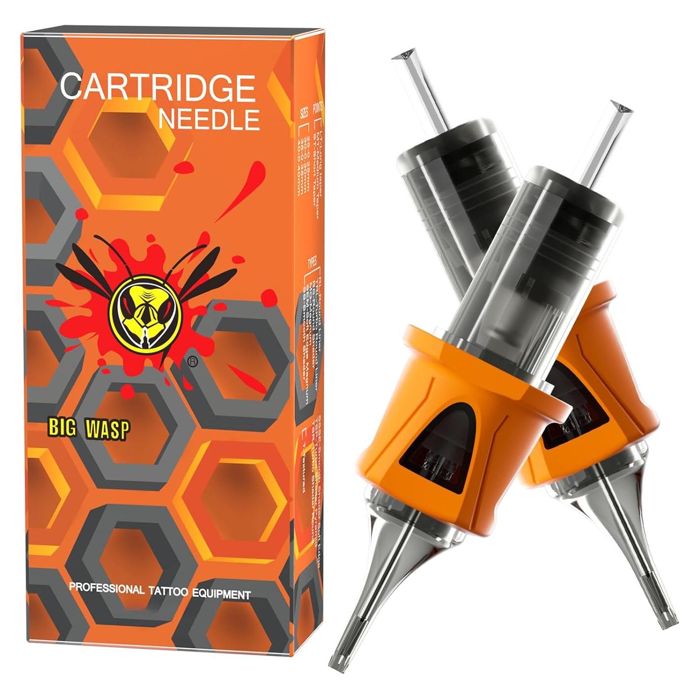 Agujas de Cartucho BIGWASP Energy 1005RL 20 Pcs Liner Redondo