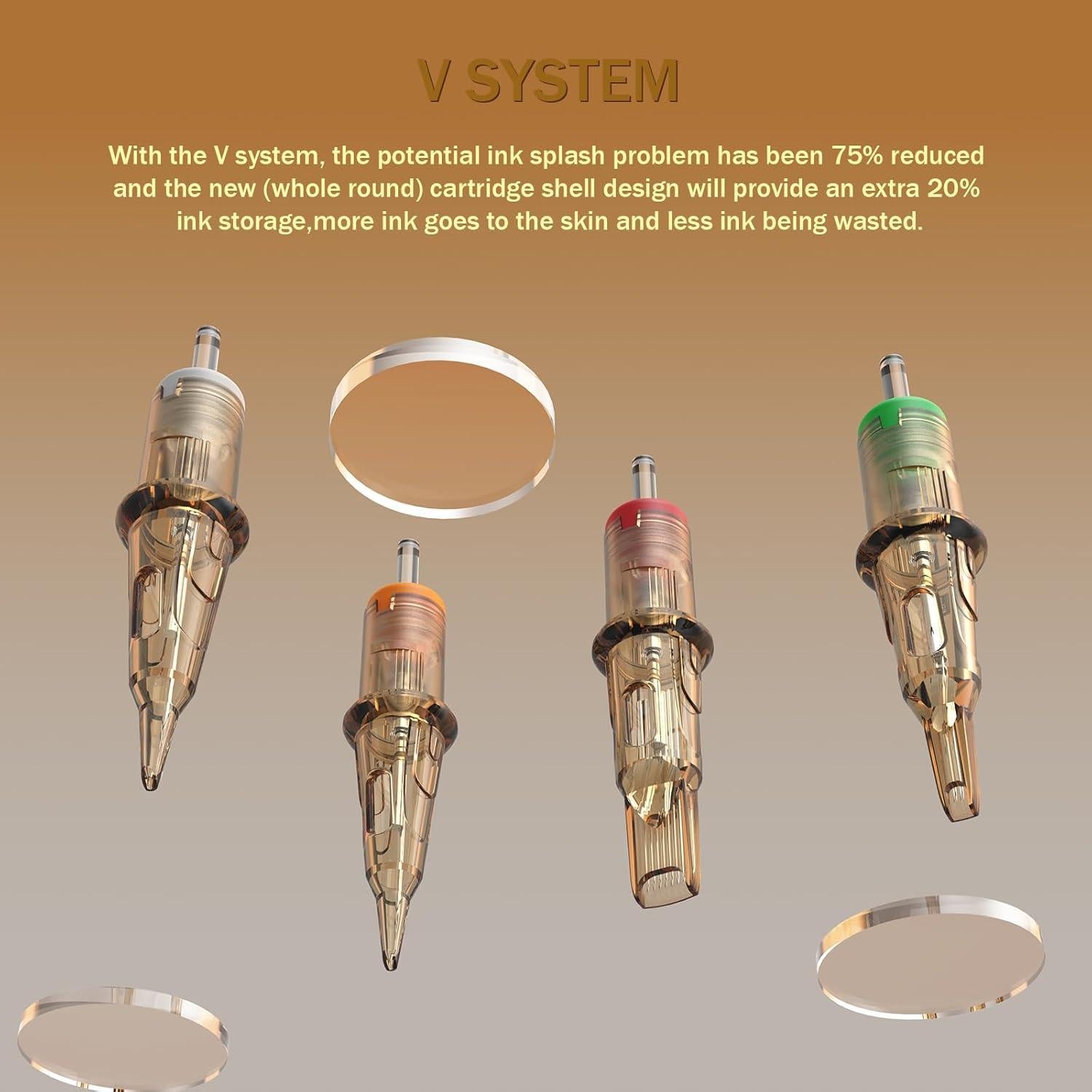 Agujas de Cartucho para Tatuaje EZ V-Select 20Pcs 7RL